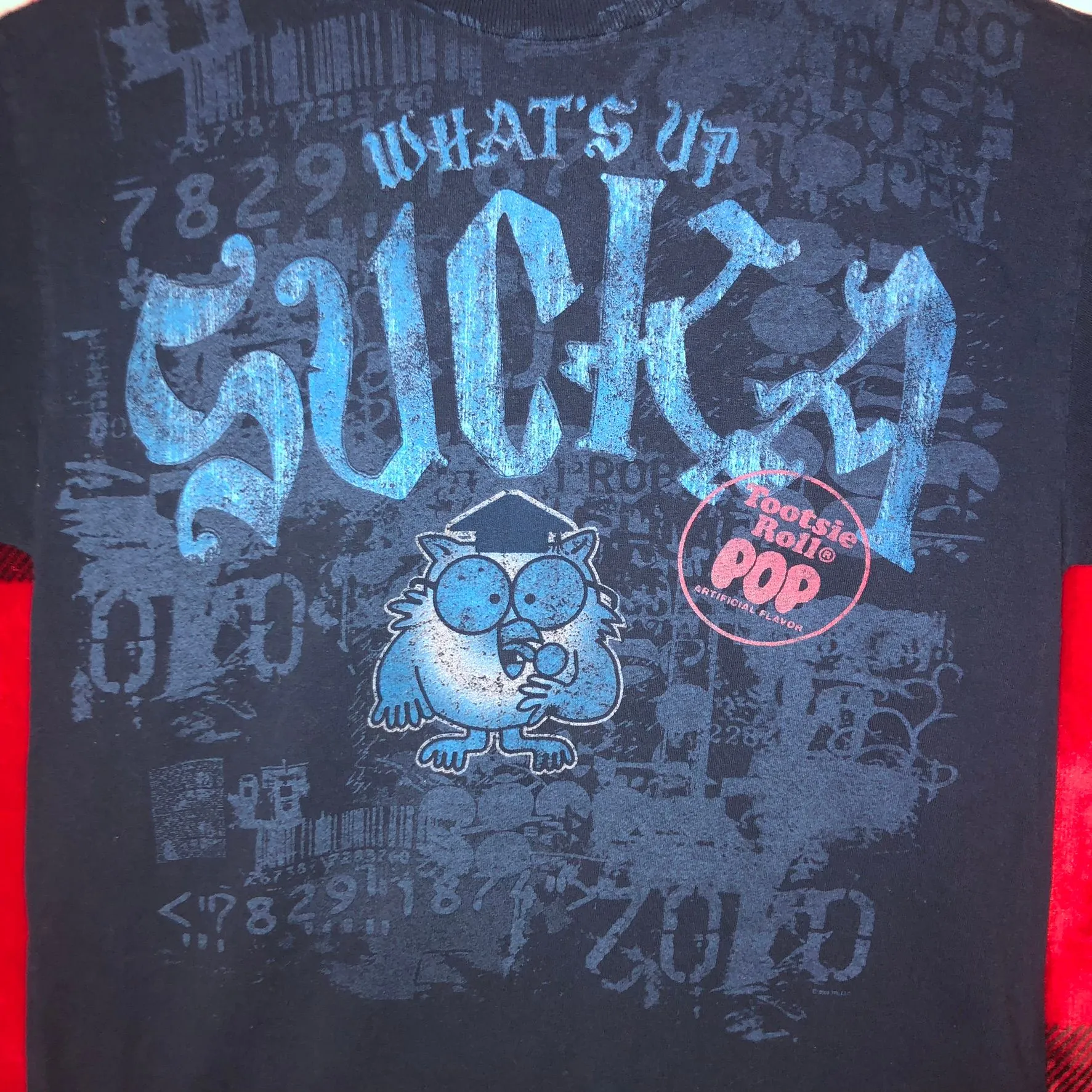 Product image for Whats Up Sucka Tootsie Pop Graphic Tee Shirt Size Medium 