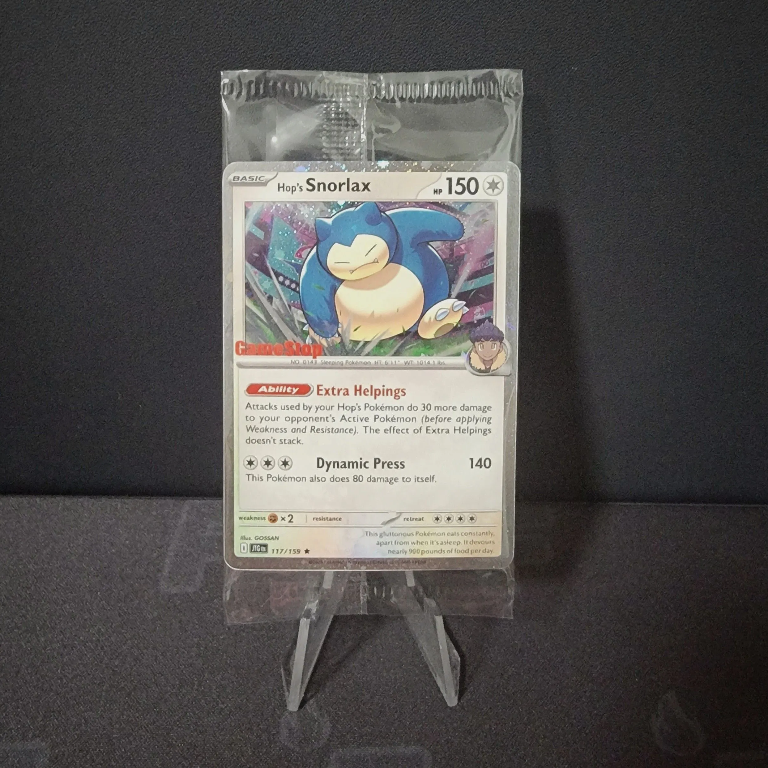 Product image for Hop's Snorlax GameStop Promo