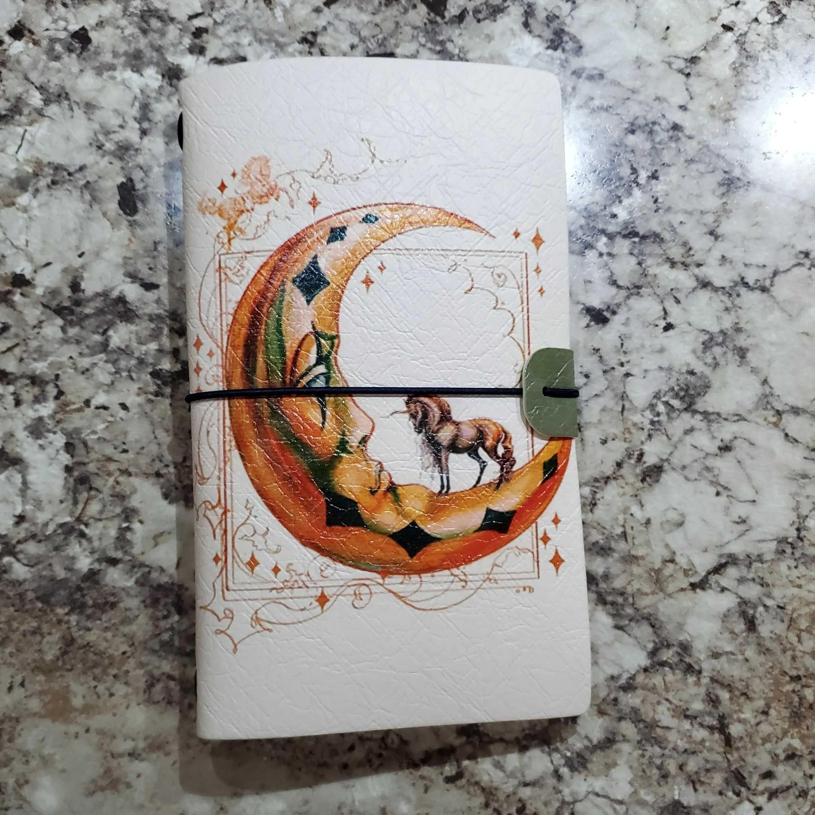 Product image for Moon and Unicorn reusable journal