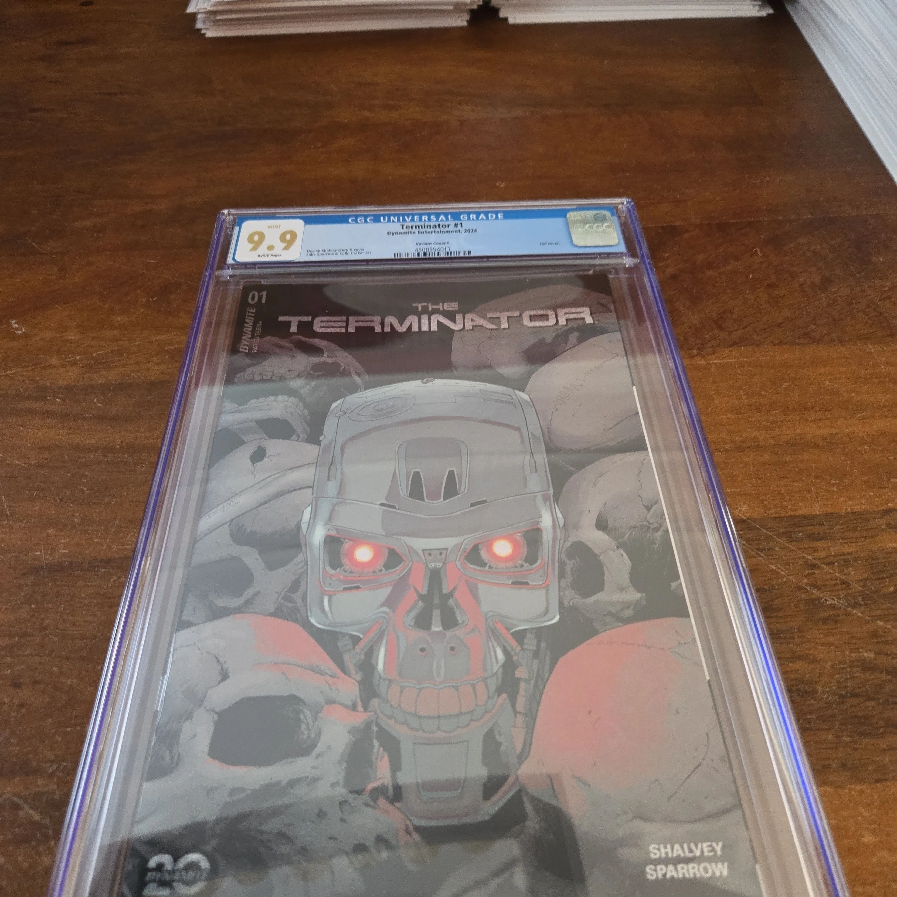 Product image for Terminator #1 CGC 9.9 Foil Cover F