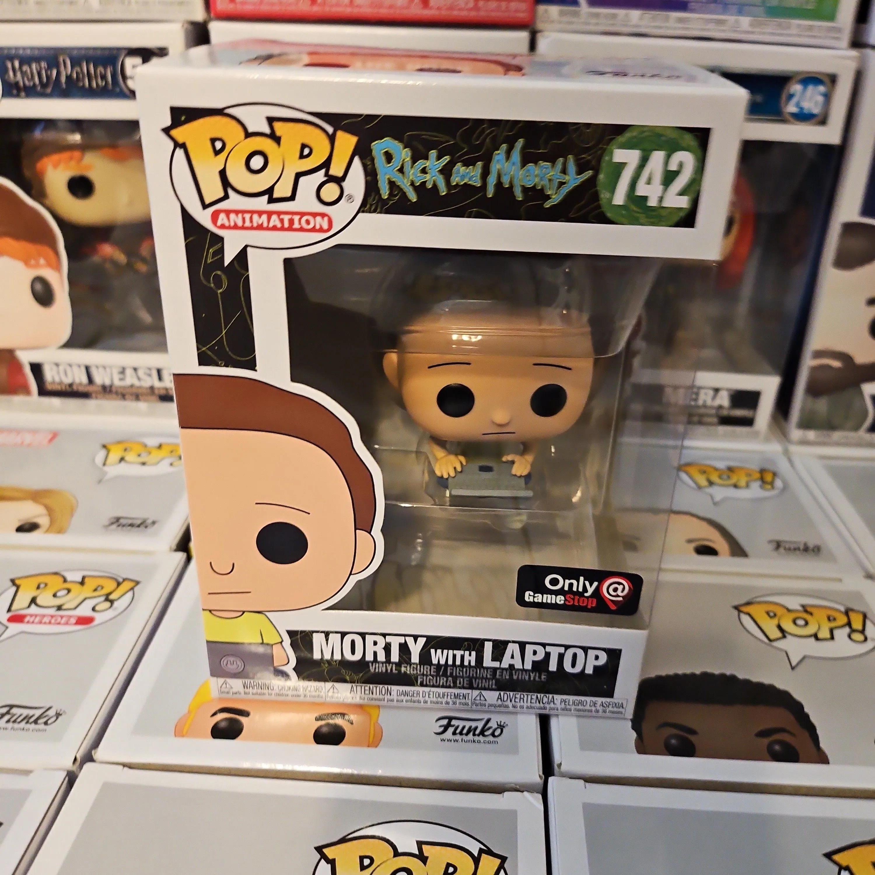 Product image for Morty with laptop 742