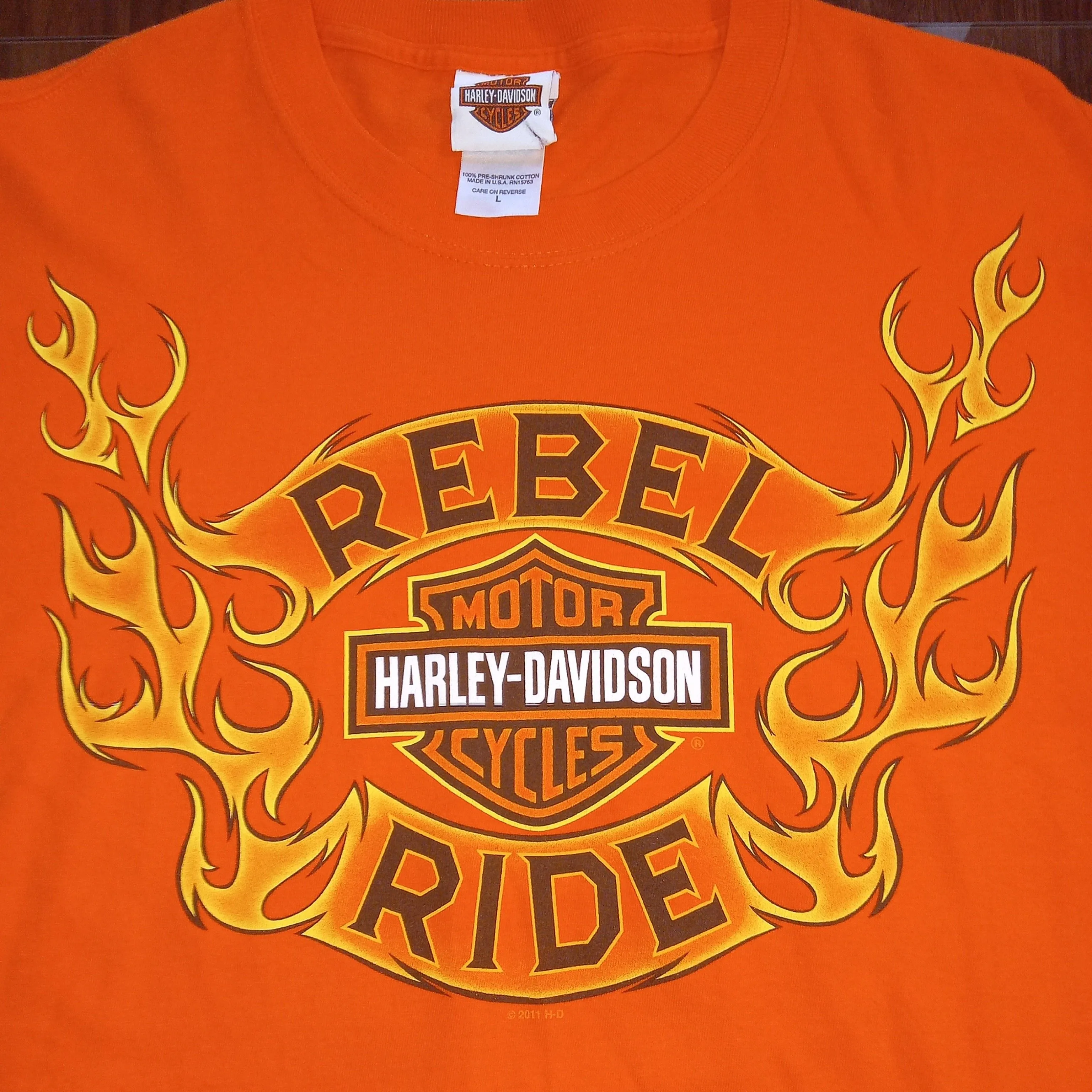 Product image for Harley Orange 2011 long-sleeved
