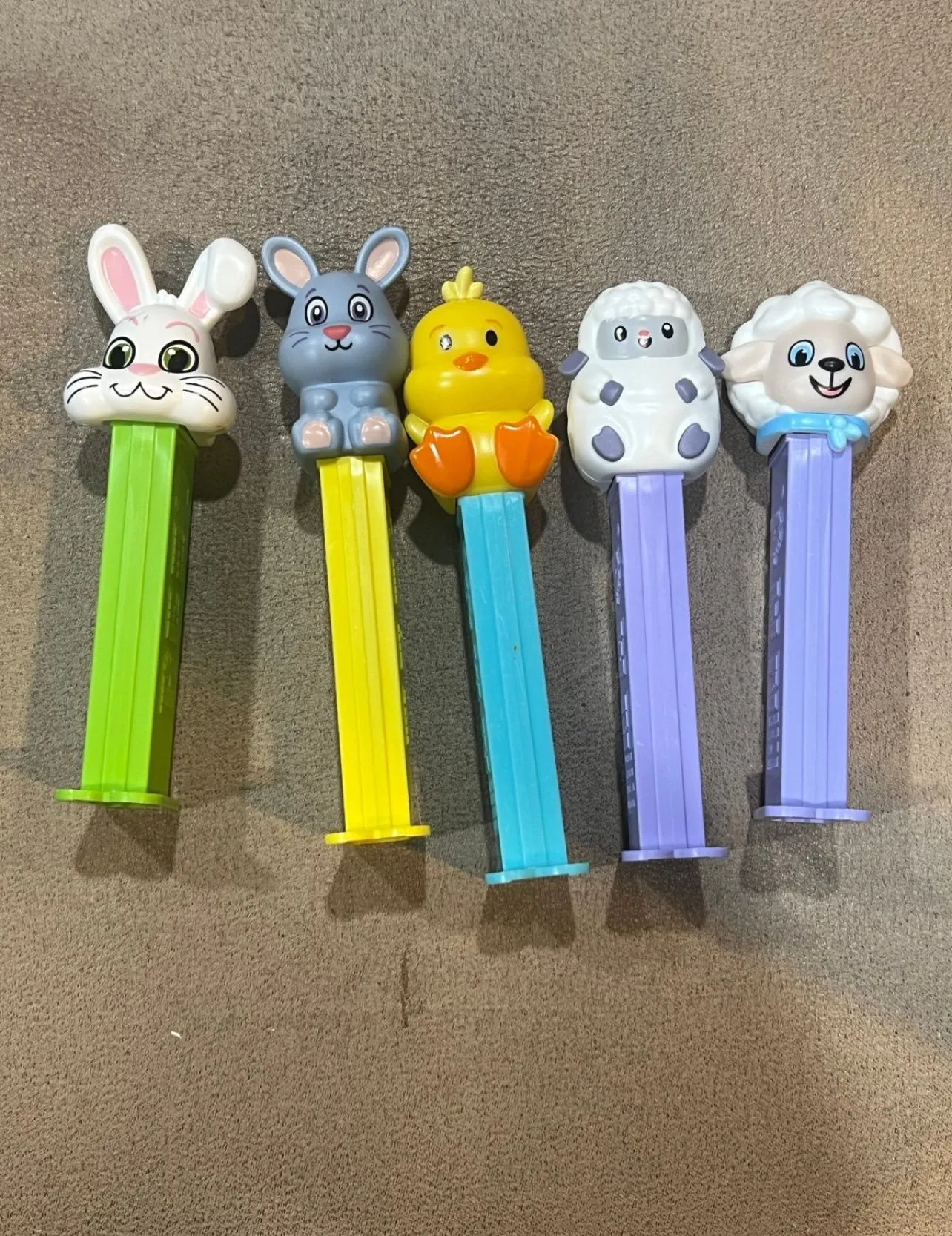 Product image for Lot of 5 Pez Easter 2021 Sheep Bunny Chick