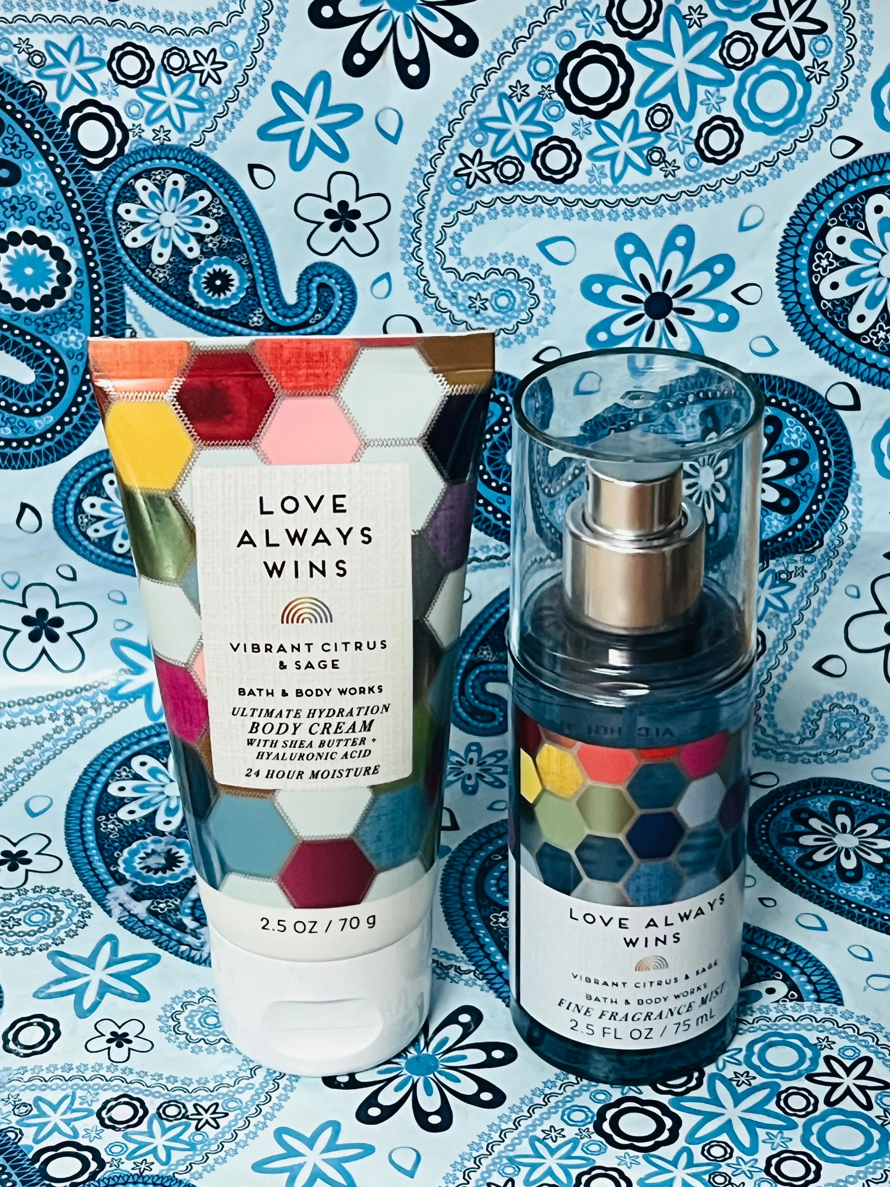 Product image for Bath & Body Works Love Always Wins Travel Size Body Mist & Body Cream & Set of 2
