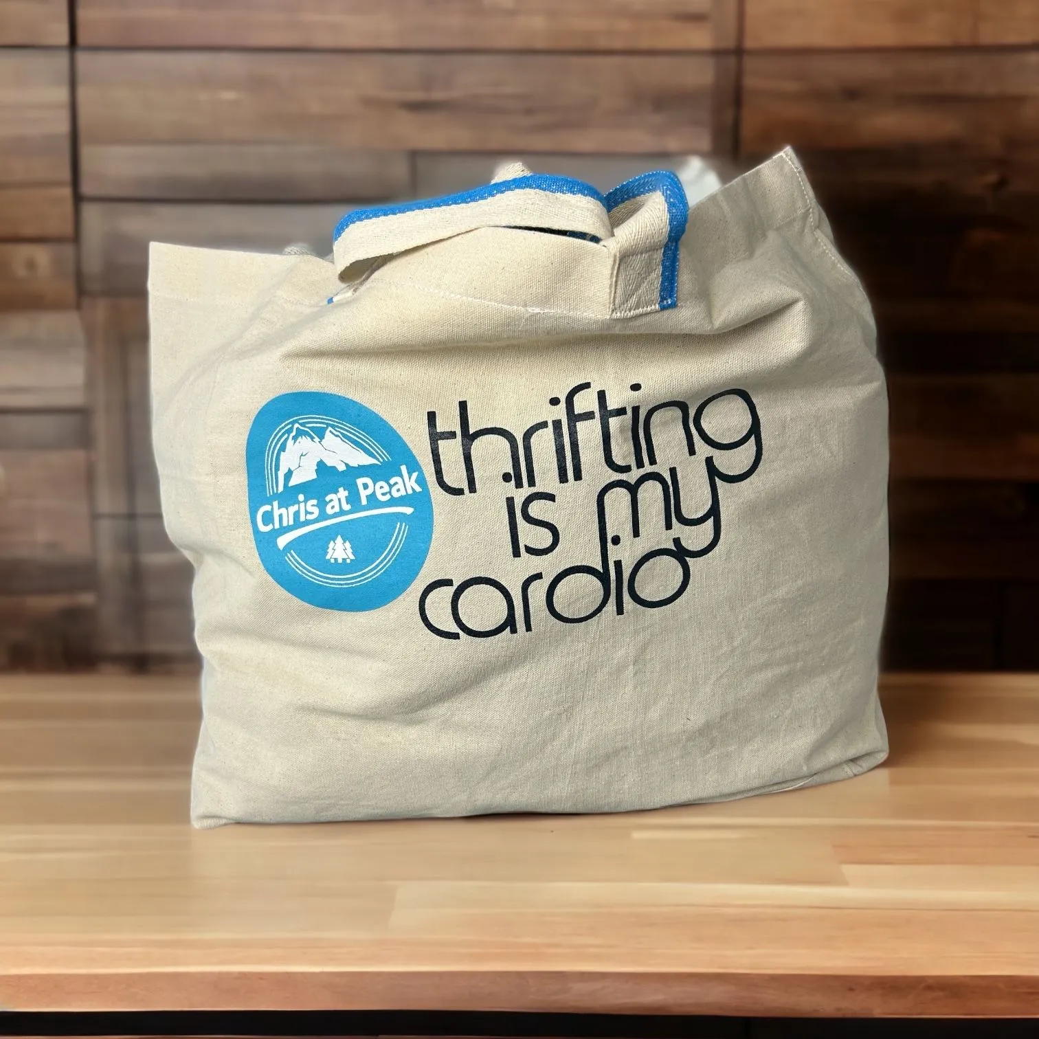 Product image for “Thrifting Is My Cardio” Shopping Haul Bag, 13 gallons