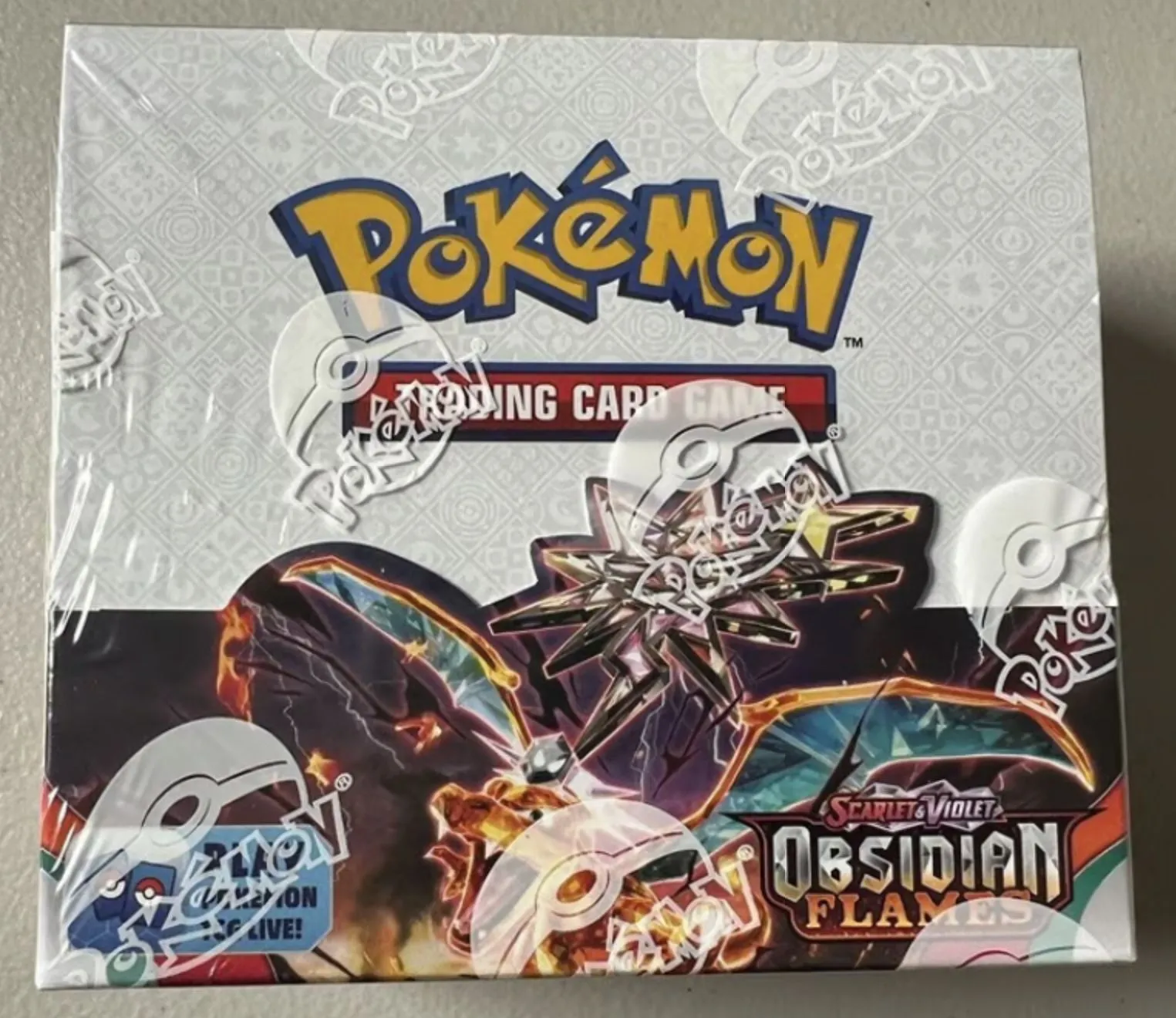 Product image for Pokemon TCG Scarlet & Violet OBSIDIAN FLAMES BOOSTER BOX Factory Sealed 36 PACK - New