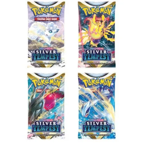 Product image for Packs - 2 x Silver Tempest Booster Pack (Ripped Or Shipped)