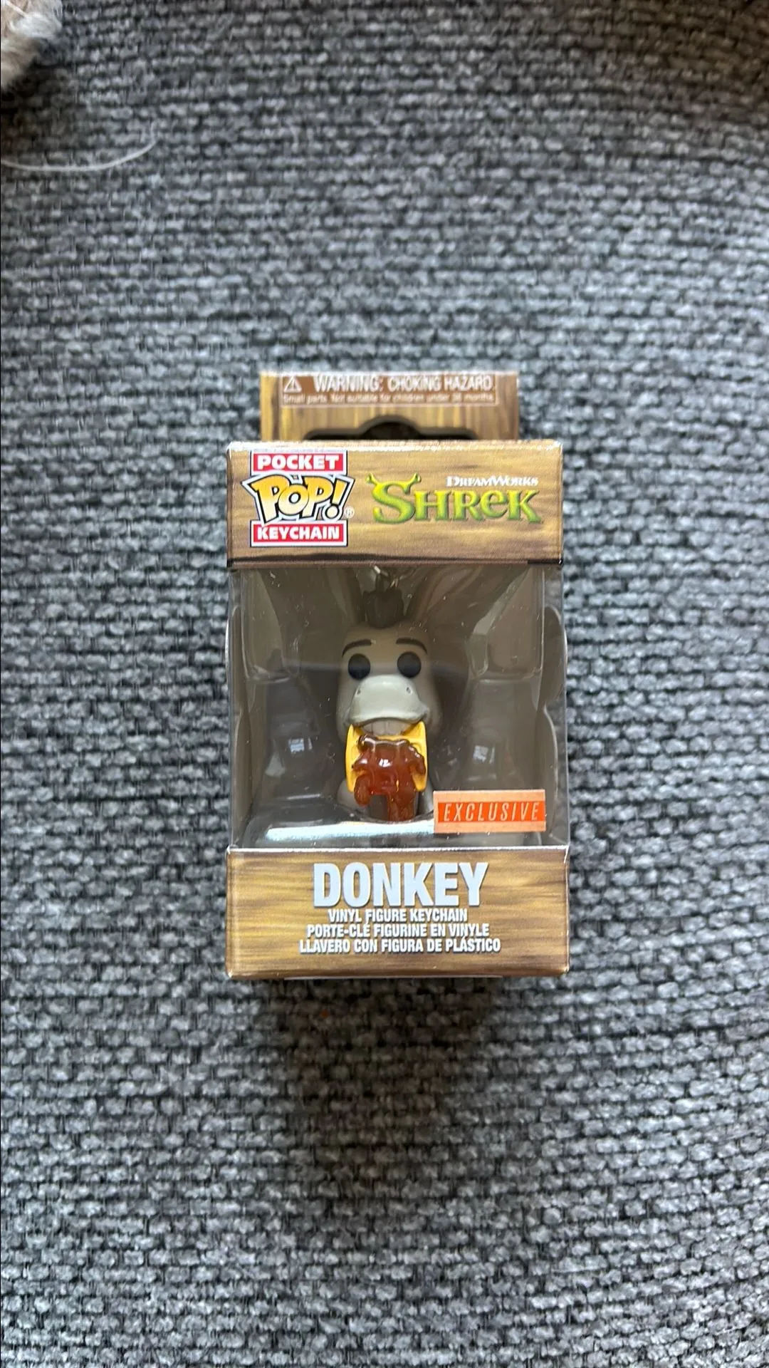 Product image for Donkey Funko Pop keychain