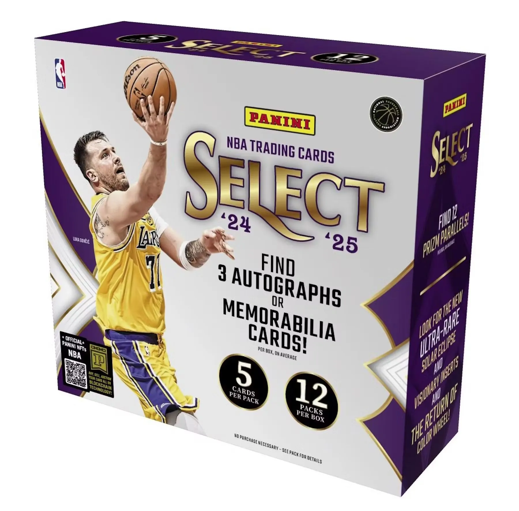 Product image for 2024-25 Select NBA Basketball Hobby Box - 1 Box