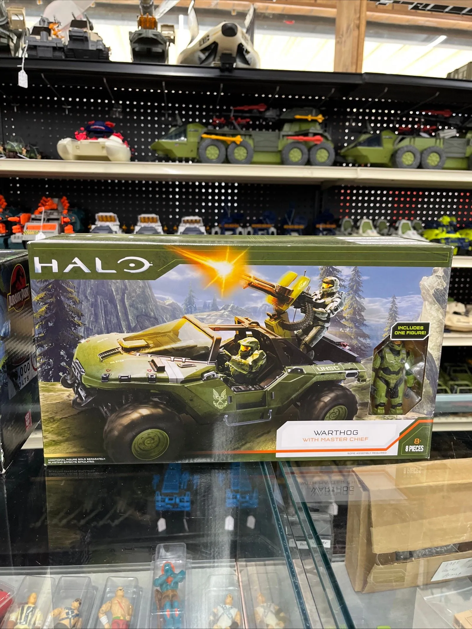 Product image for Halo Infinite Warthog & Master Chief 4 inch Action Figure HLW0016 New In Box