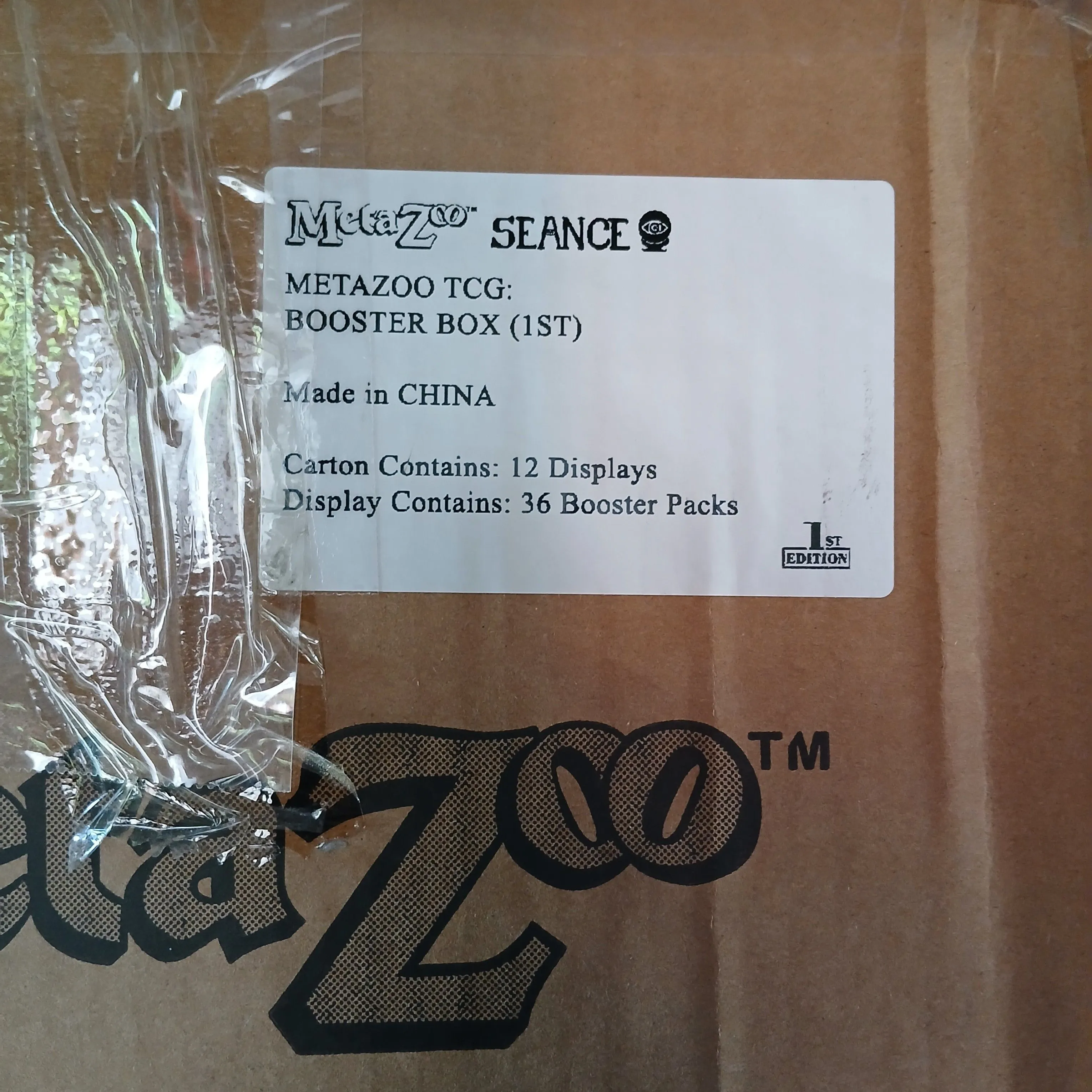 Metazoo Seance 1st Edition Master Carton 12 Displays Sealed Unopened New   Whatnot: Shop, Sell, Connect