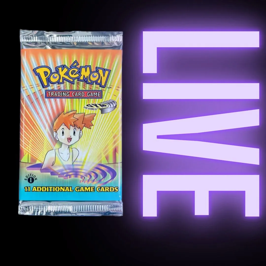 Product image for Pokémon 1st Edition Gym Heroes Booster Pack