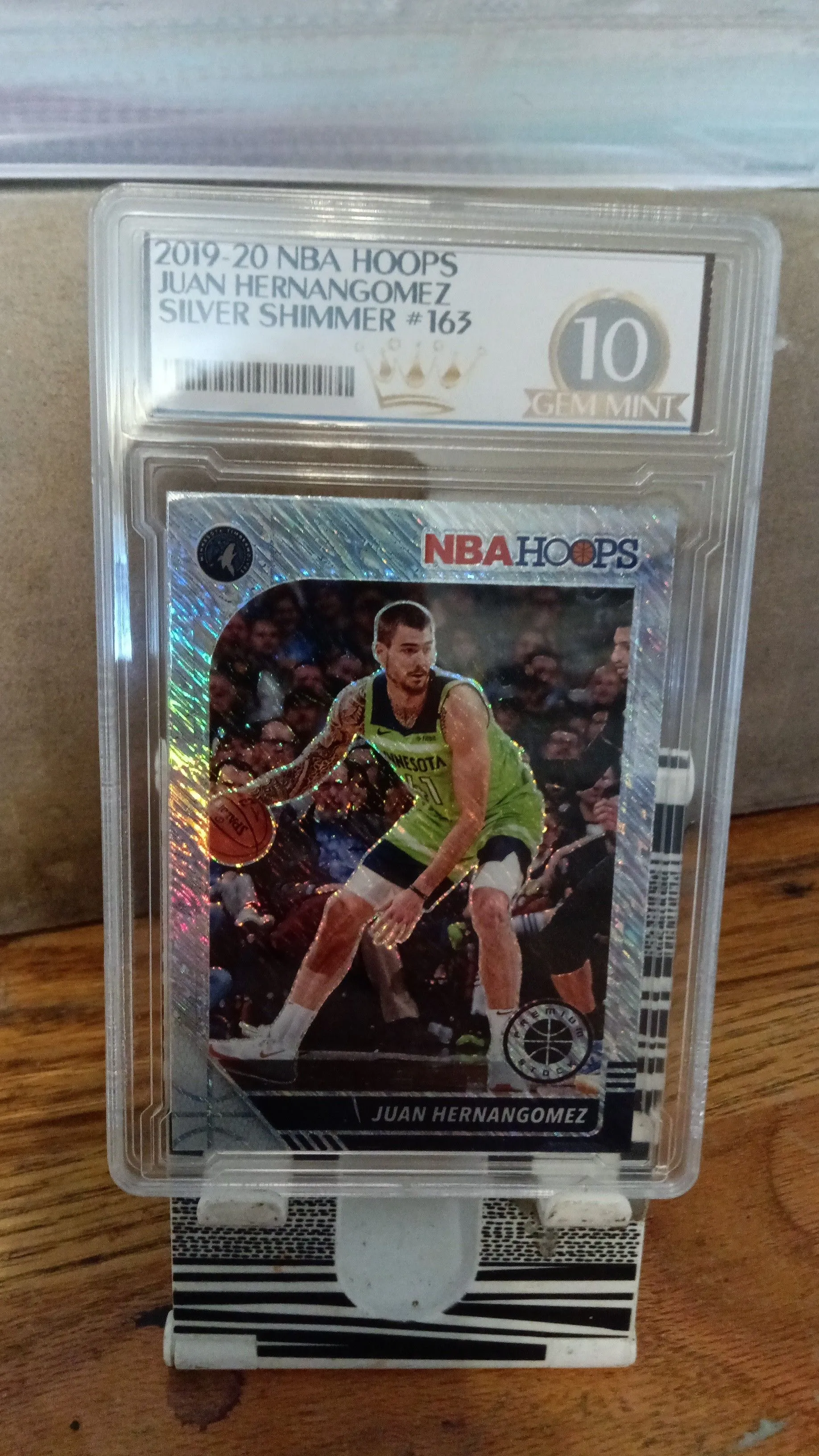 Product image for Graded Juan Hernangomez NBA Basketball Trading Card 