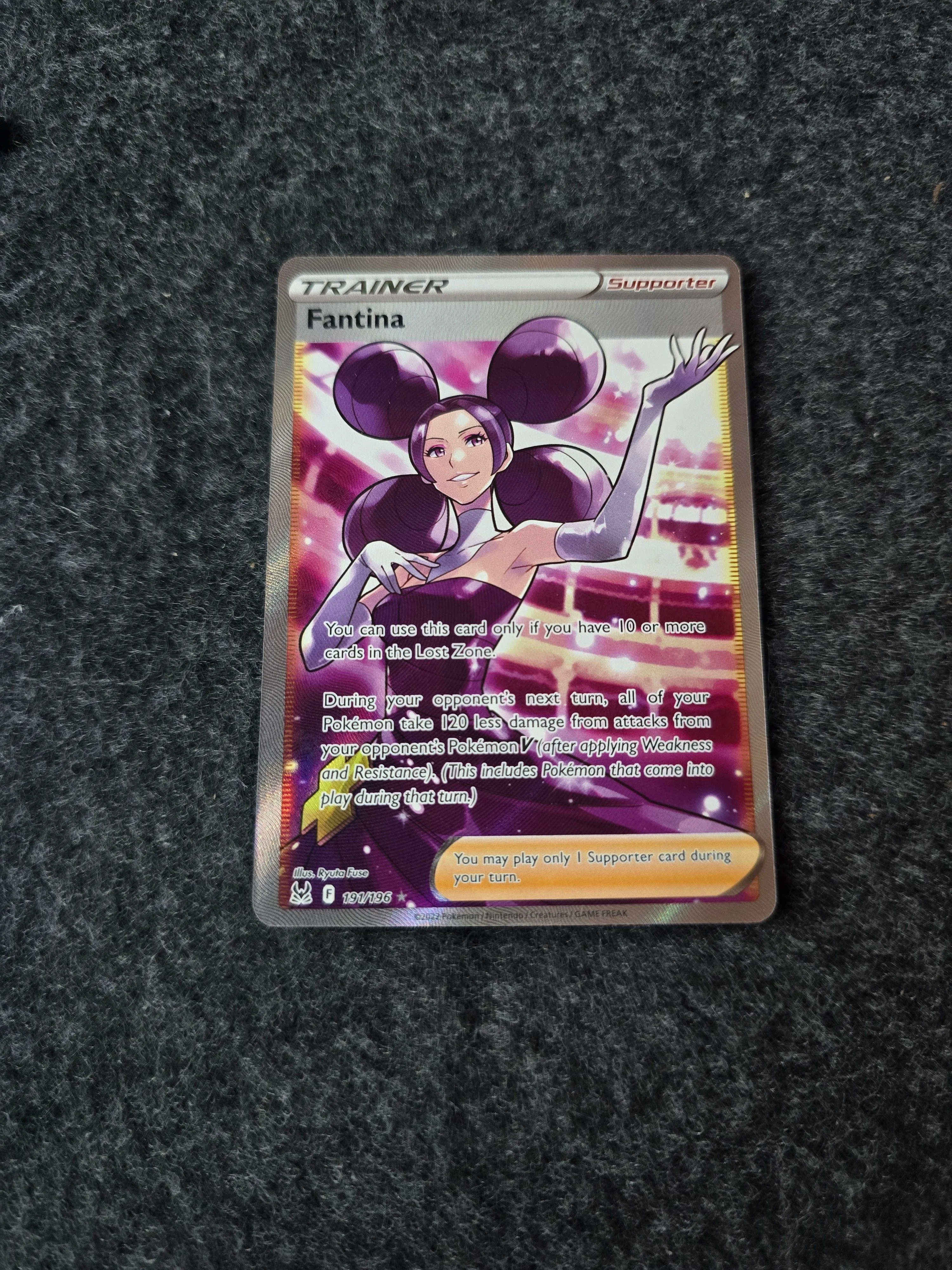 Pokmon TCG Fantina Sword & Shield - Lost Origin 191/196 Holo Ultra Rare   Whatnot: Shop, Sell, Connect