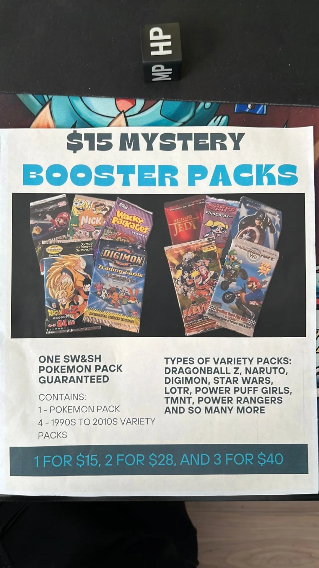 Product image for FOR FUN MYSTERY BAG (1 pokemon pack guaranteed)