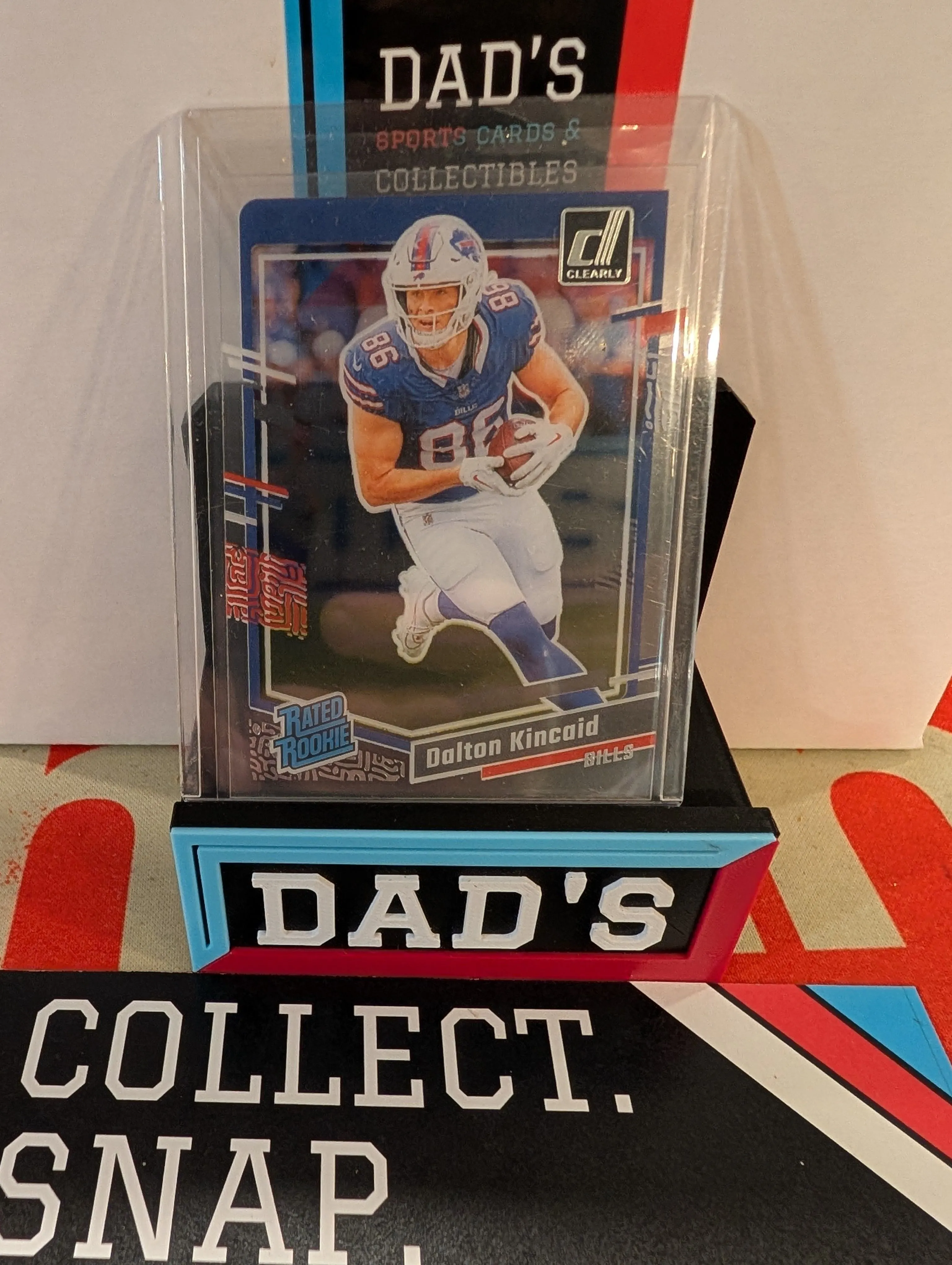 Product image for Panini Clearly Donruss Dalton Kincaid #57 Rated Rookie Clear