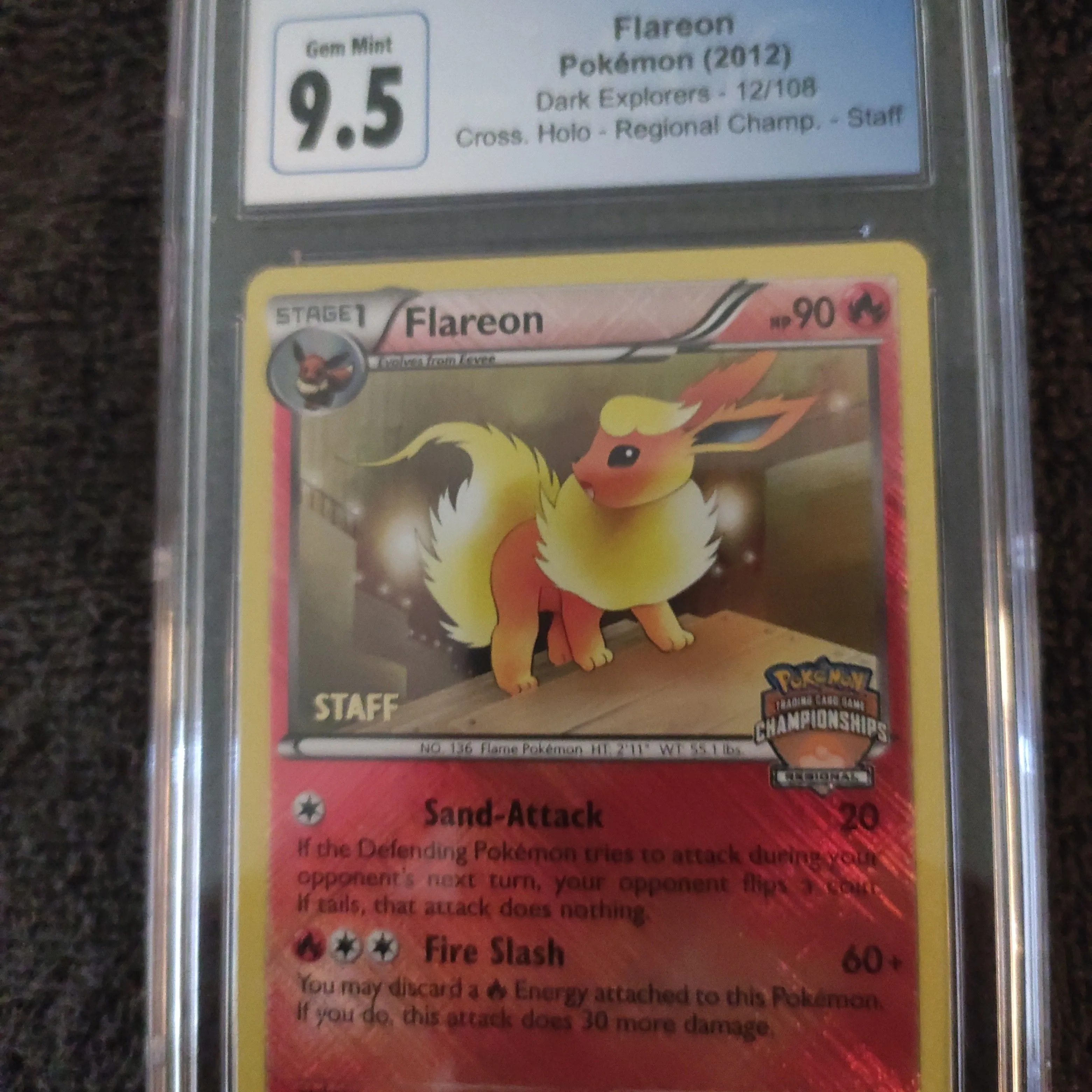 Product image for staff Flareon very rare low pop