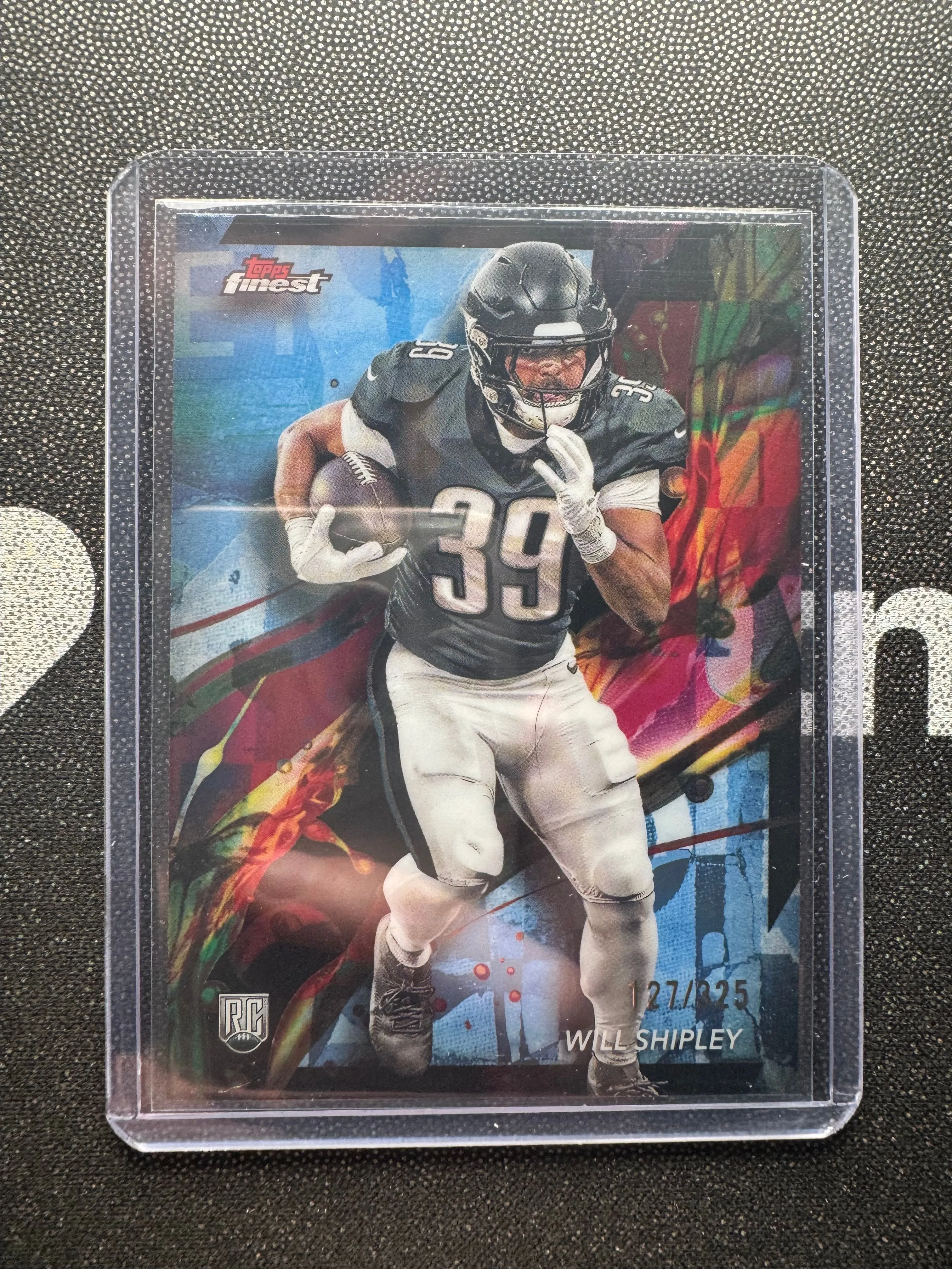 Product image for 2024 Topps Finest Will Shipley Blue Rookie /325