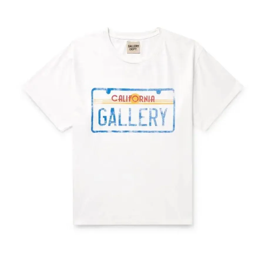 Product image for Gallery Dept License Plate T-Shirt