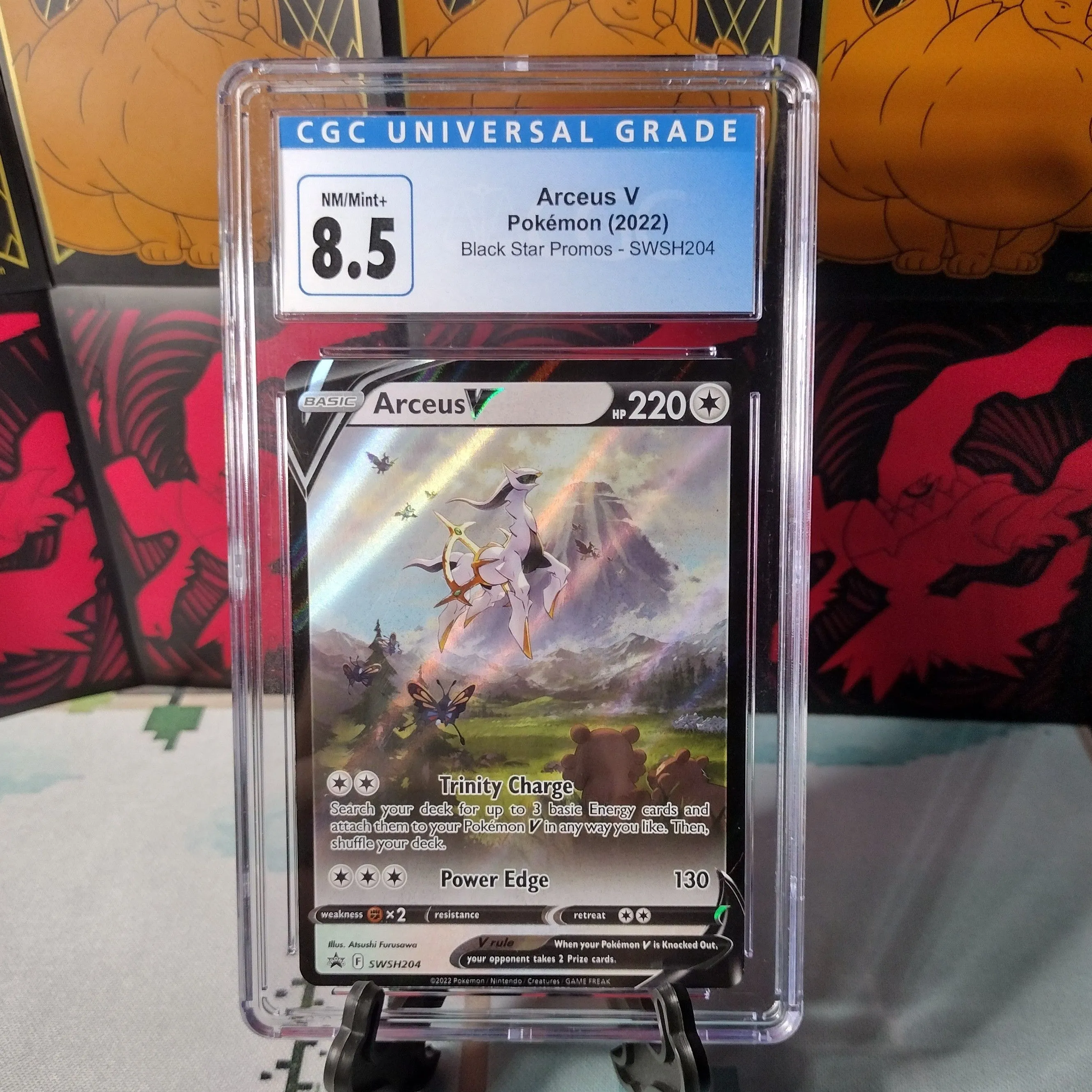 Product image for 2022 Black Star Promos Arceus V  CGC 8.5