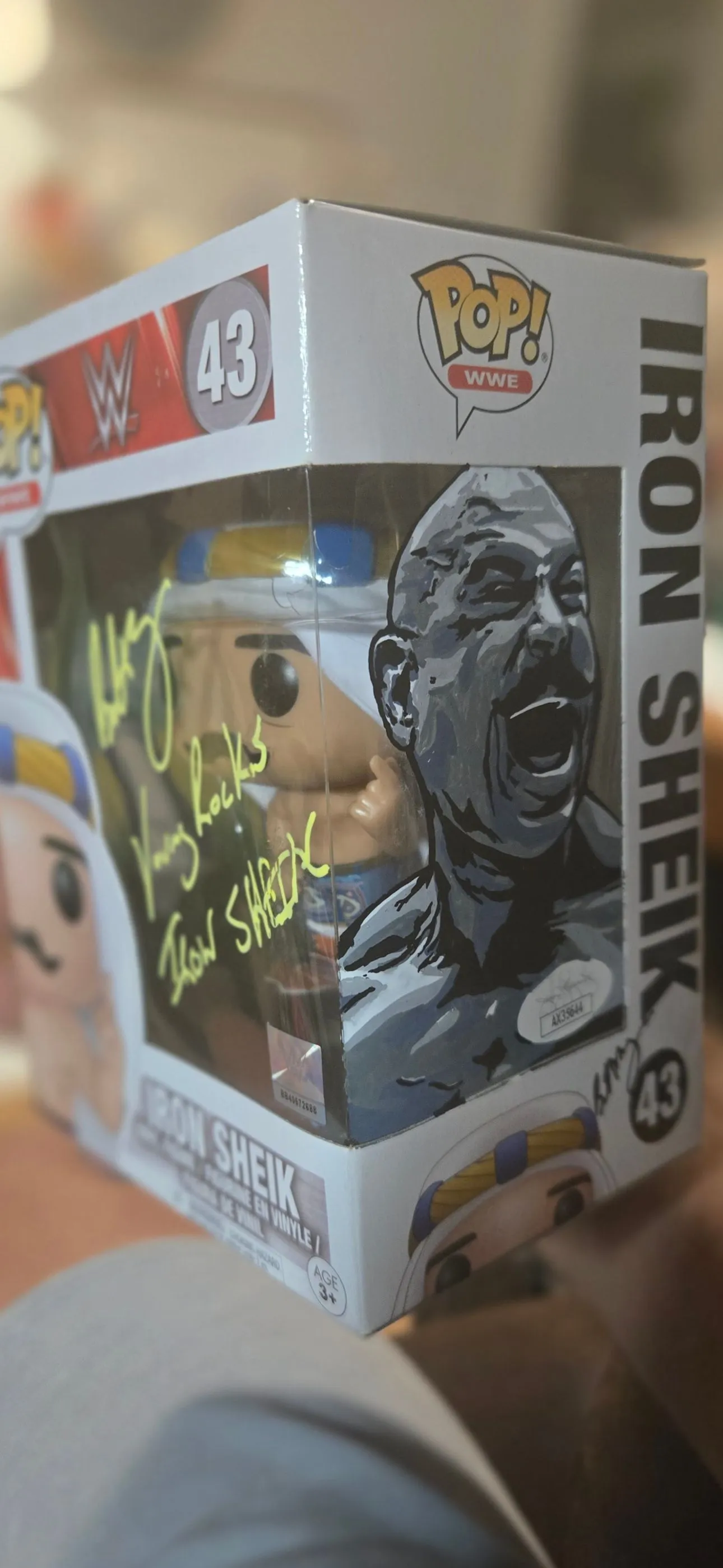 Product image for Iron Sheik Funko Pop with Remark