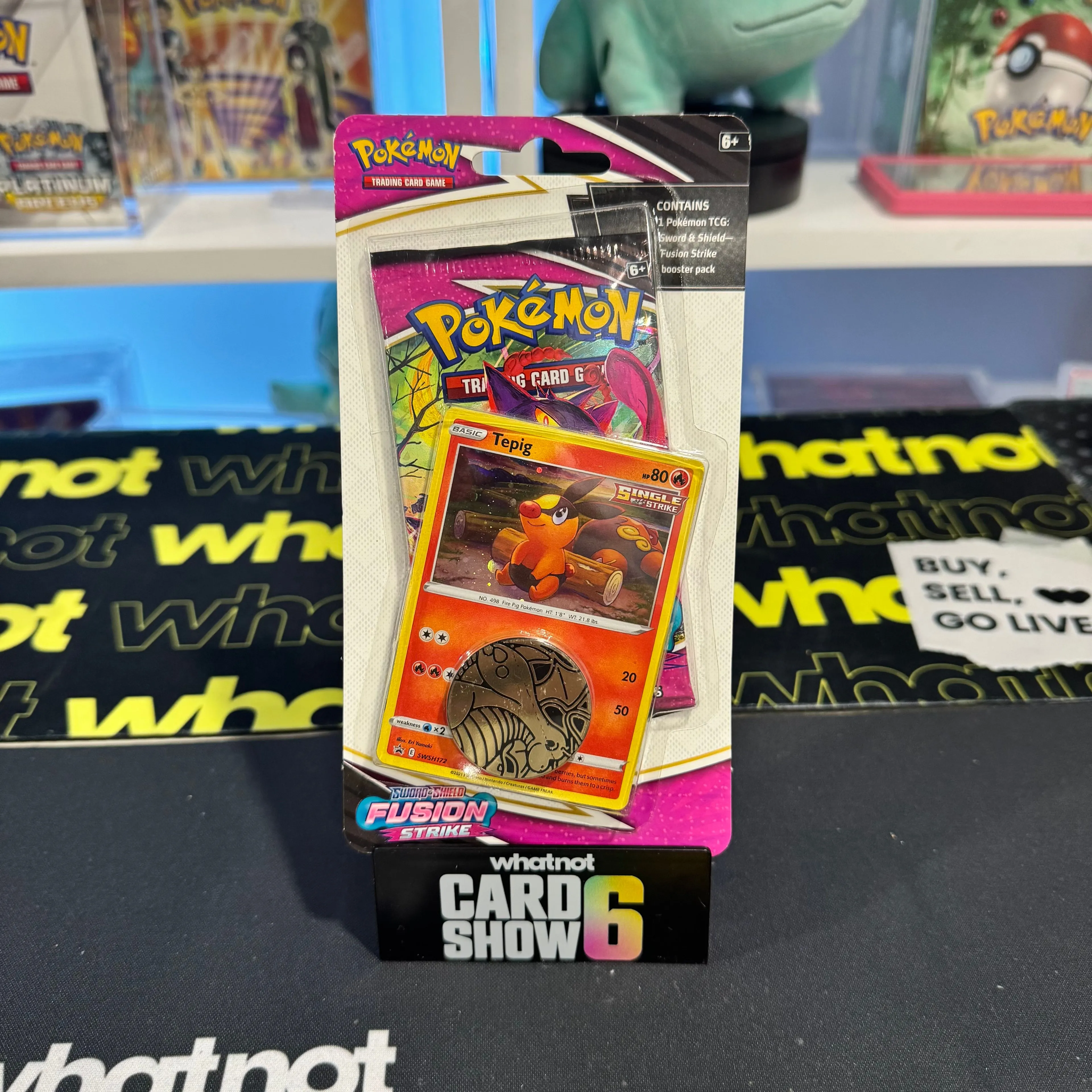 Product image for Fusion Strike Single Pack Blister Tepig