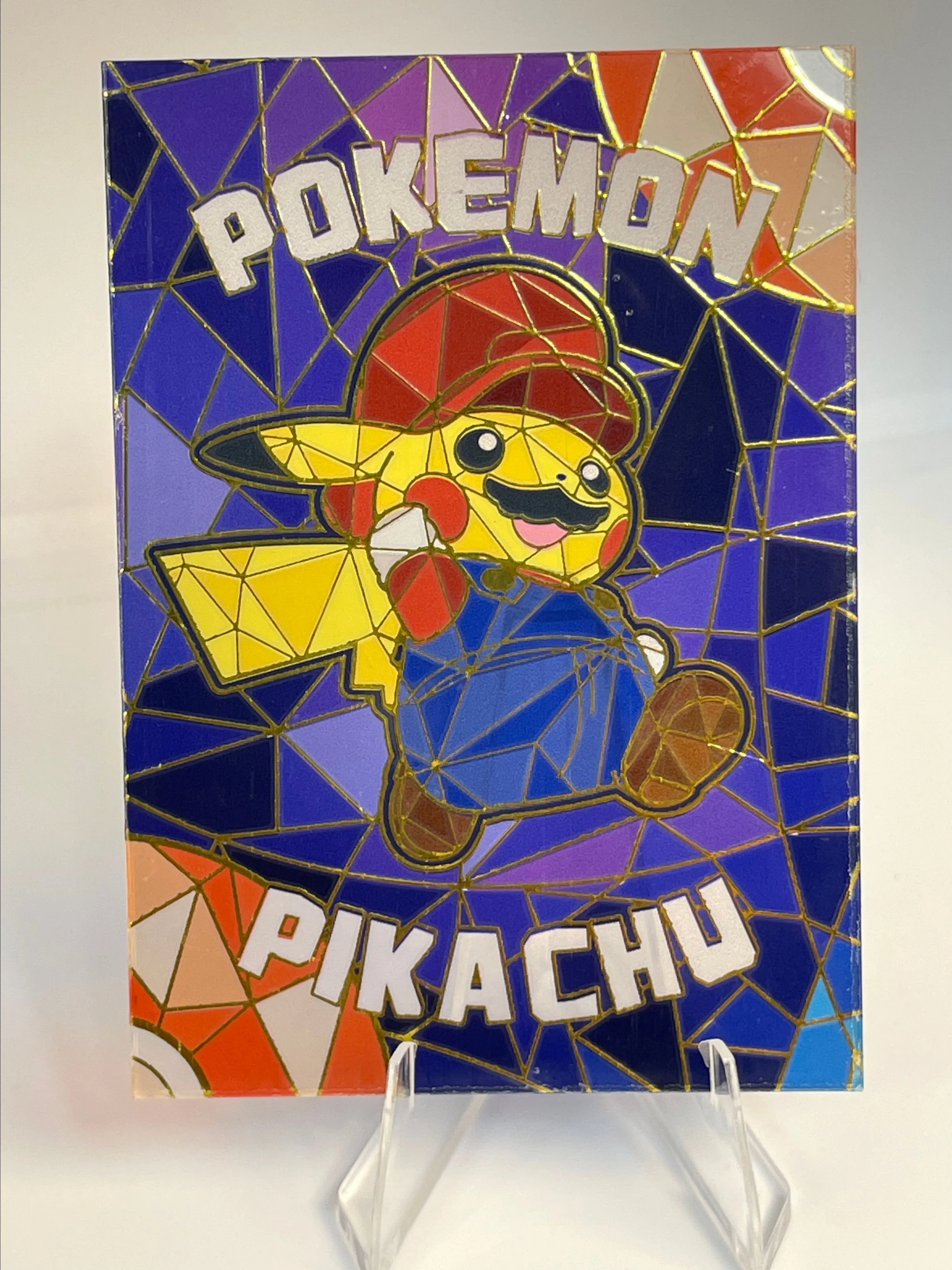 ORIGIN 2.0 MARIO PIKACHU - STAINED GLASS - EIF ELF CHINESE  Whatnot: Shop,  Sell, Connect