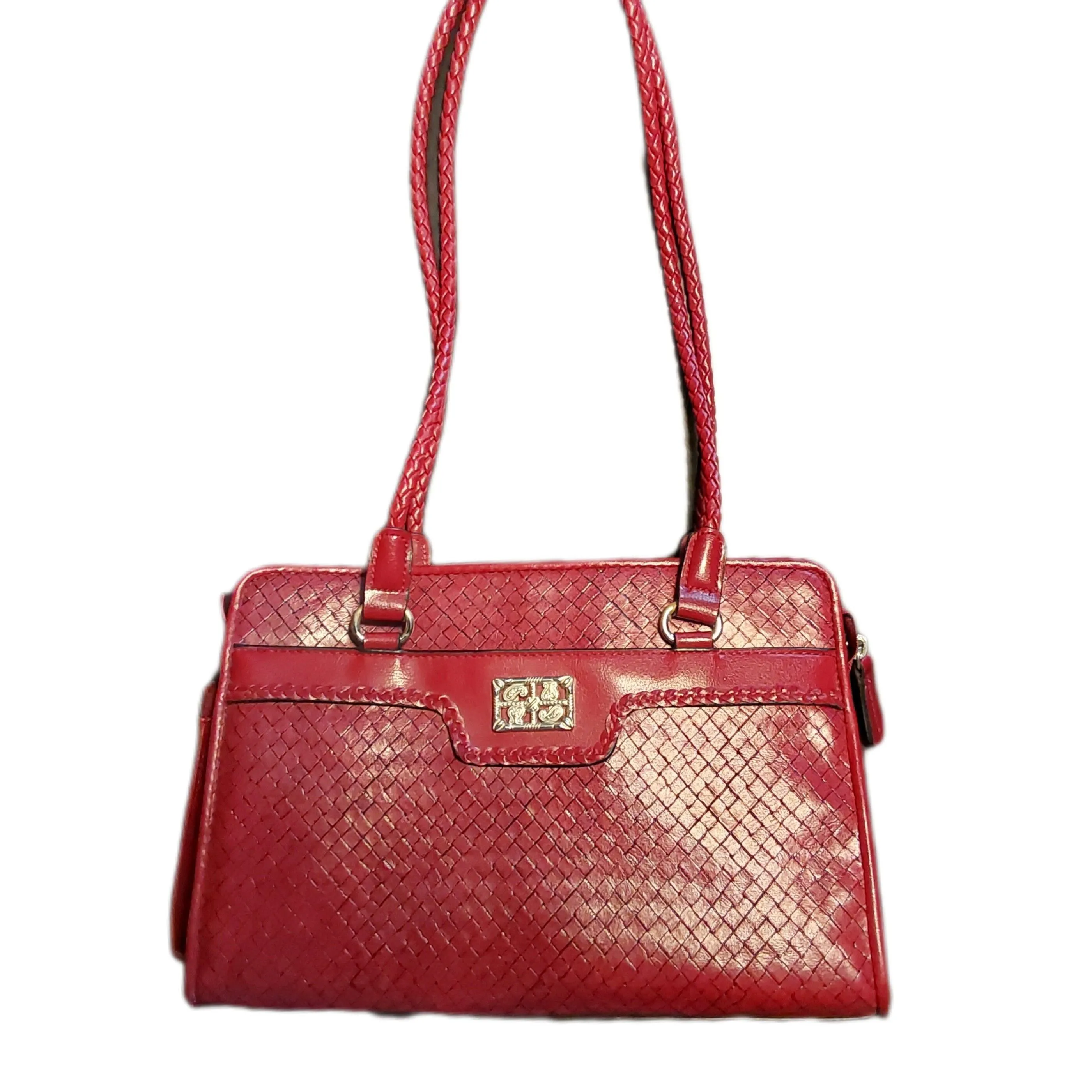 Product image for Bueno RED Leather Shoulder Handbag