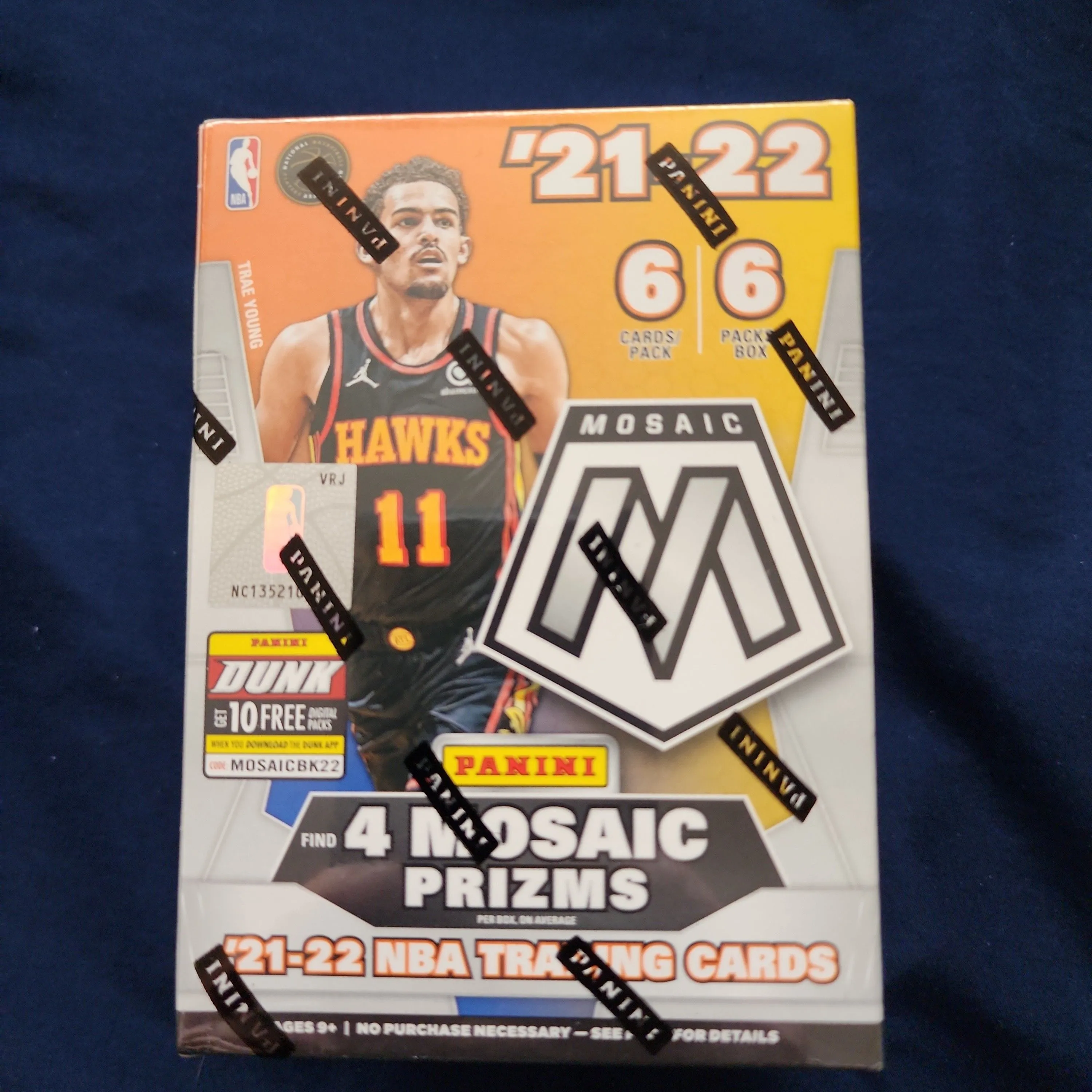 Product image for 2021-22 Mosaic NBA Blaster Box