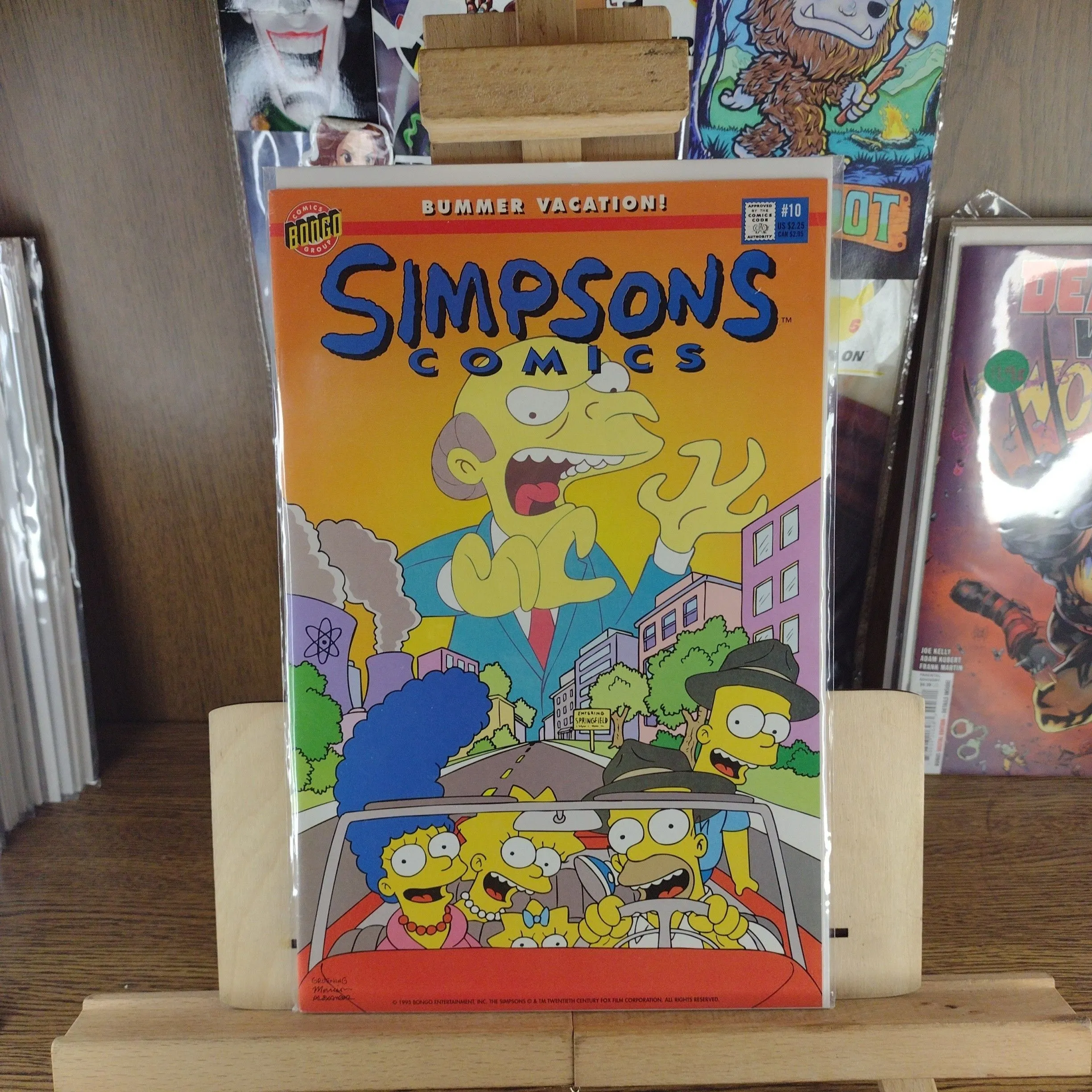 Product image for Simpsons Comics Bummer Vacation! #10 1995 Bongo Comics Group