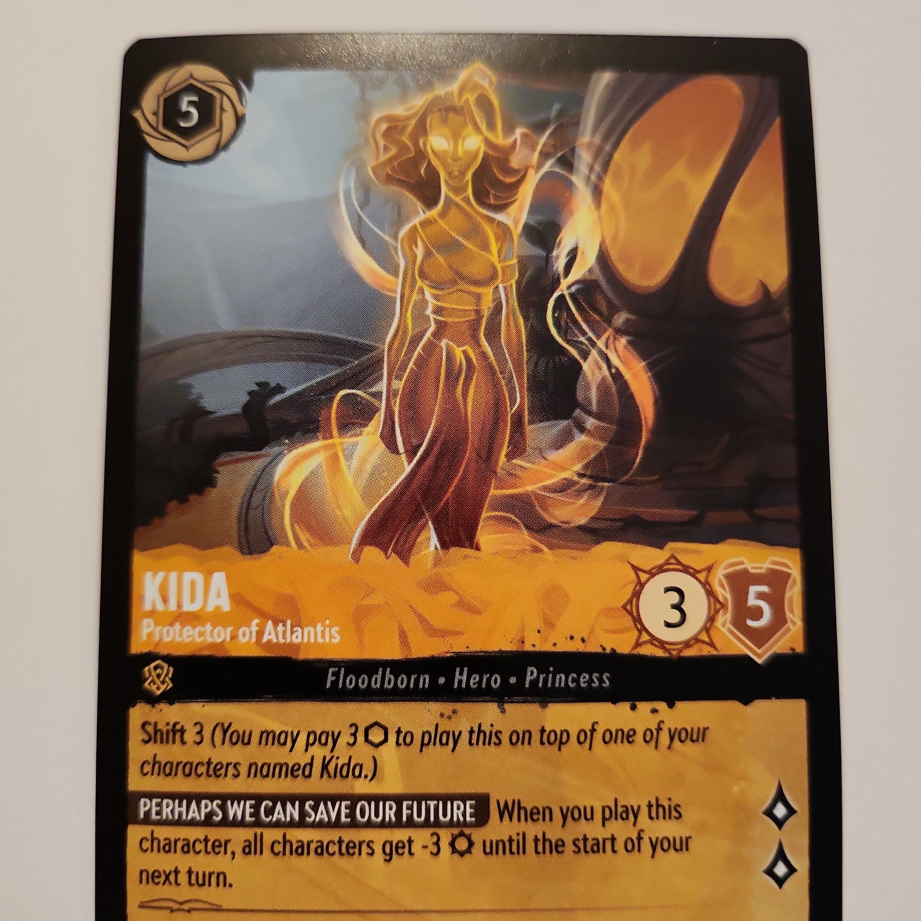 Kida - Protector of Atlantis (7/204) [Into the Inklands] - Moderately Played Cold Foil