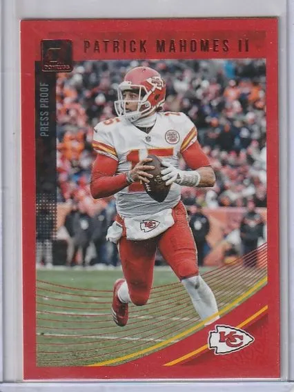 Product image for *HOT* 2018 Donruss Patrick Mahomes #138 (RED Press Proof) 2nd Year Card