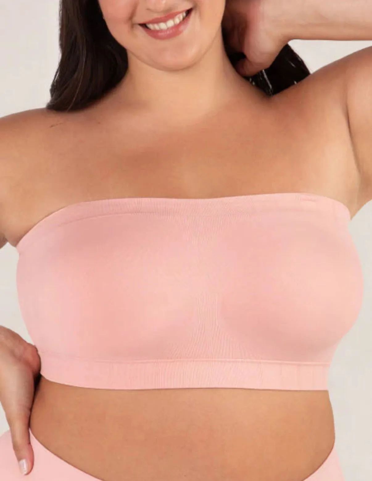 Product image for NWT Truekind Convertible Strapless Bandeau Bra Large