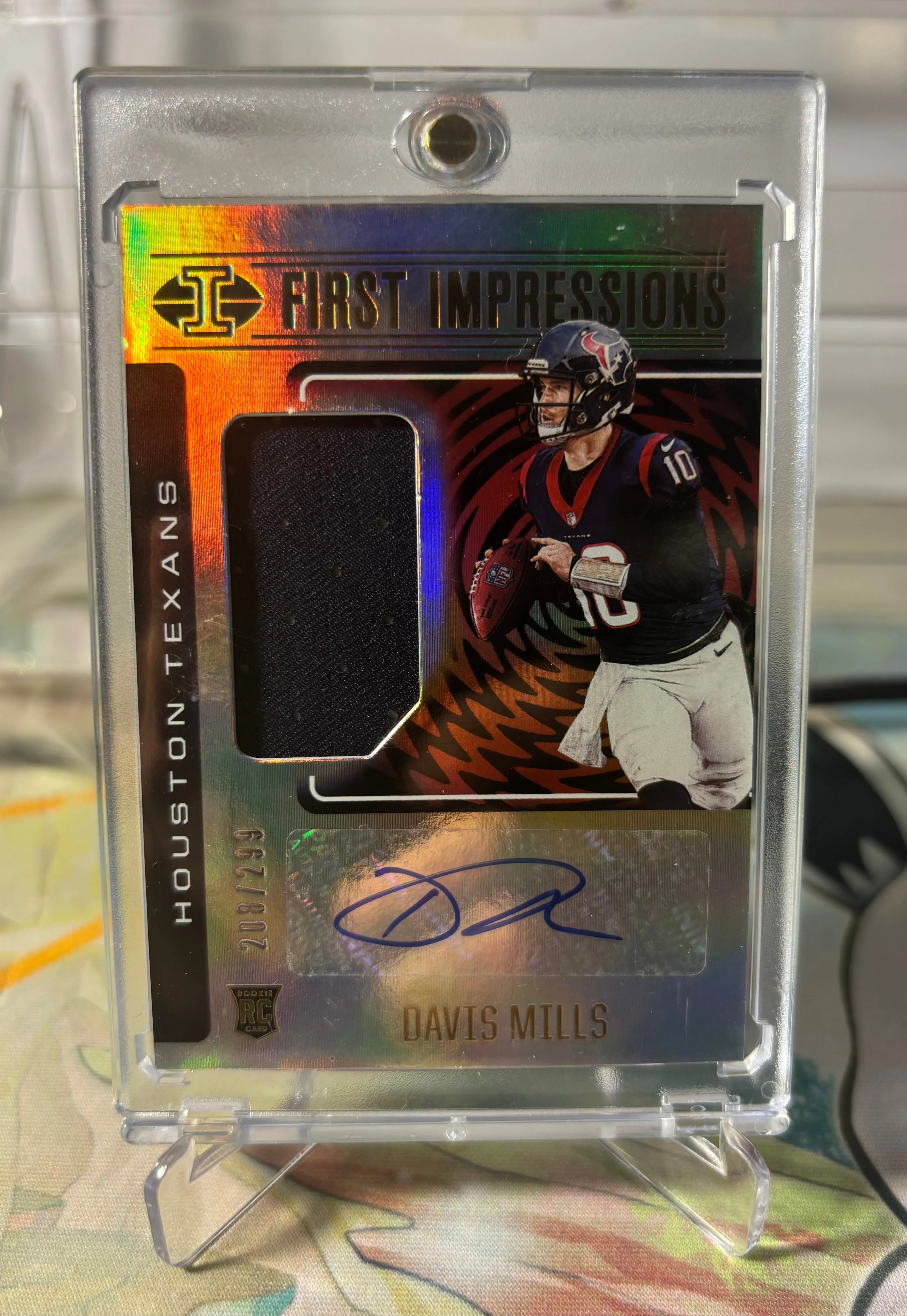 Product image for Davis Mills Rookie Autograph Card /299