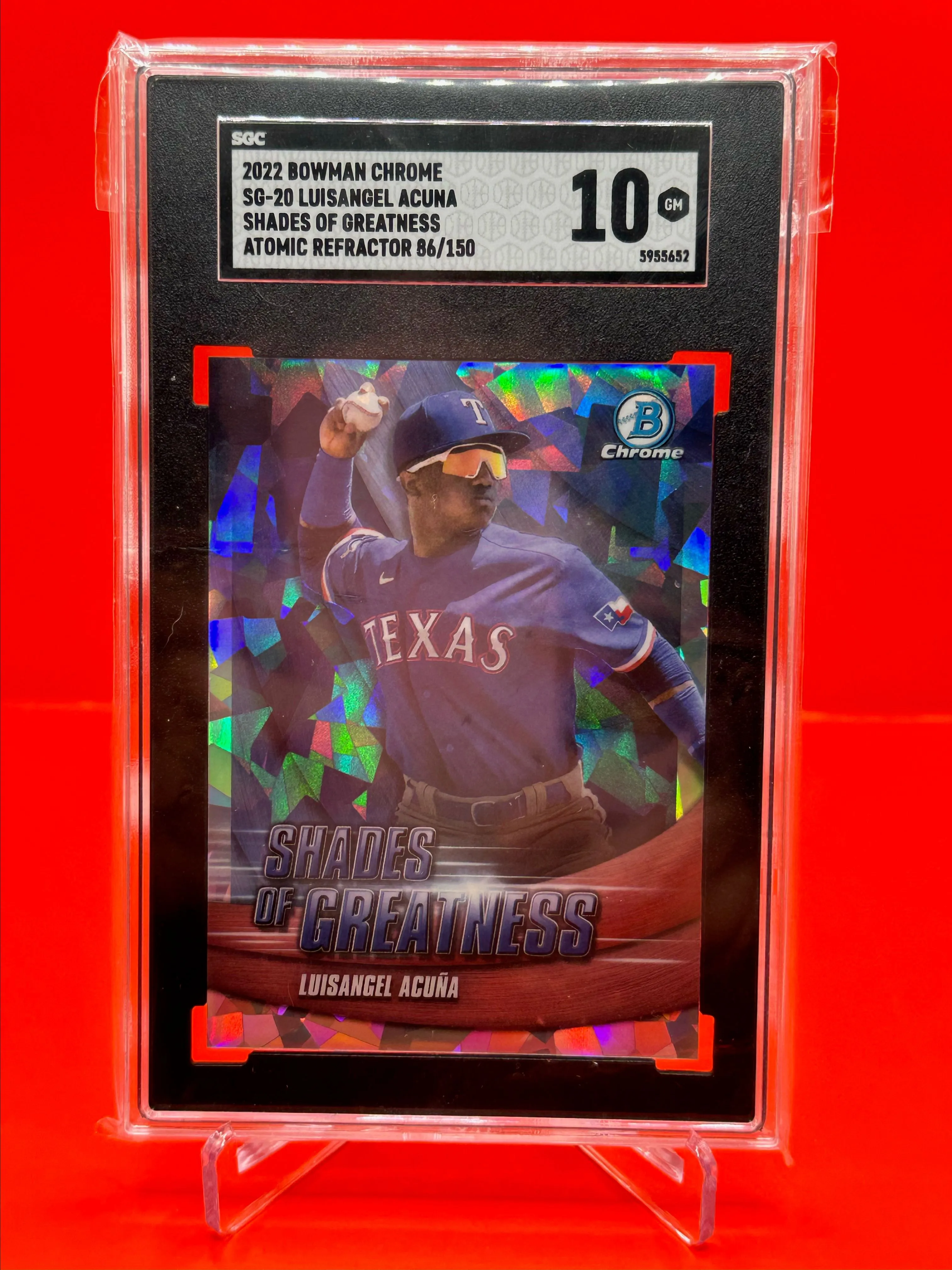Product image for Luisangel Acuna /150 SGC 10