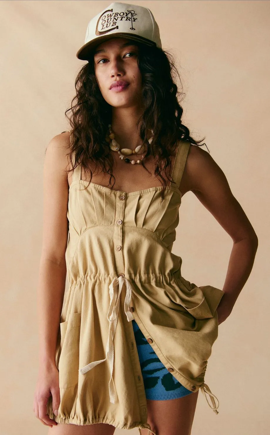 Product image for 31. (LARGE) NWT FREE PEOPLE FREE-EST TASTE OF SUN TUNIC