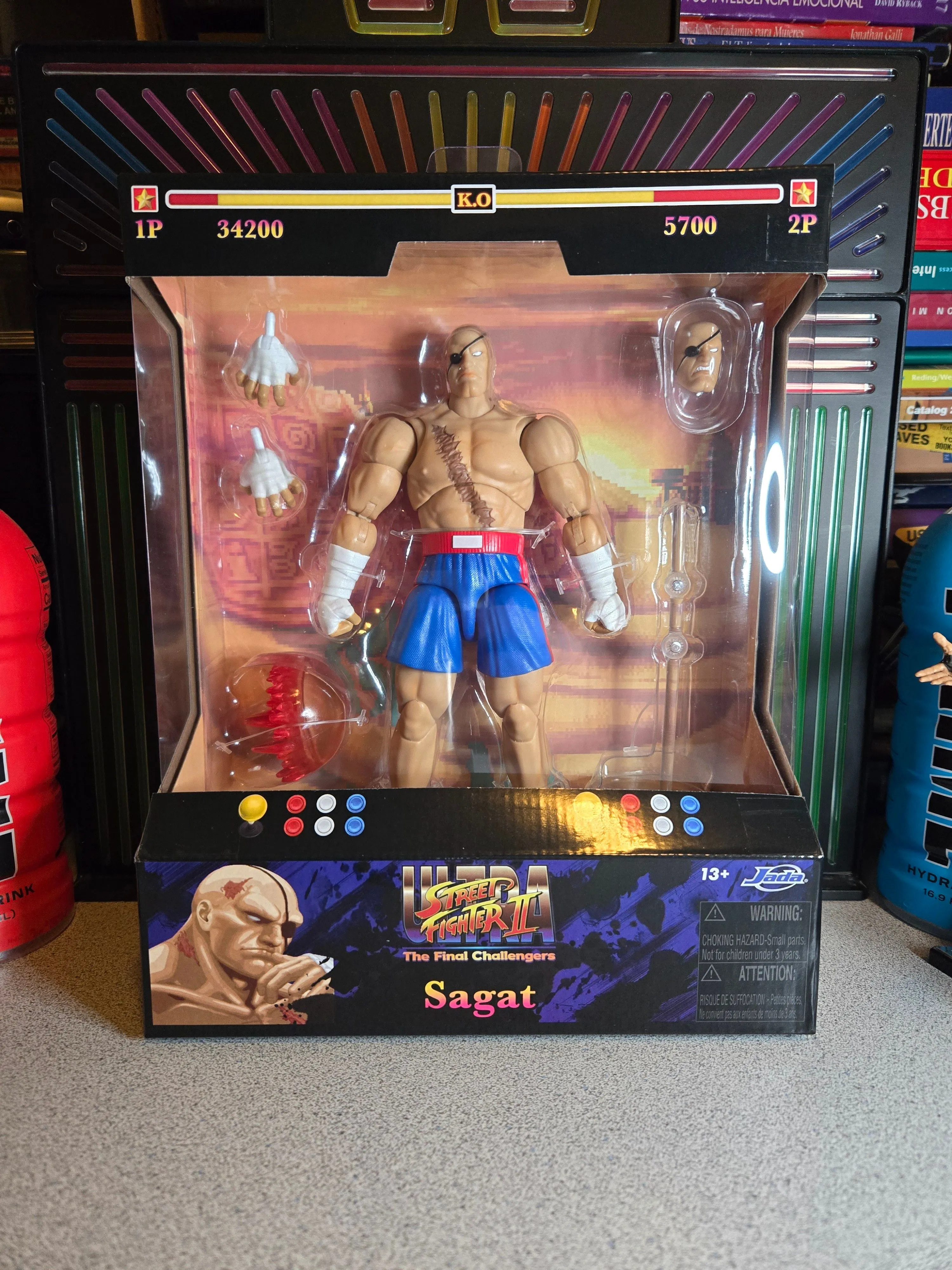Product image for Ultra Street Fighter II Sagat Jada Toys