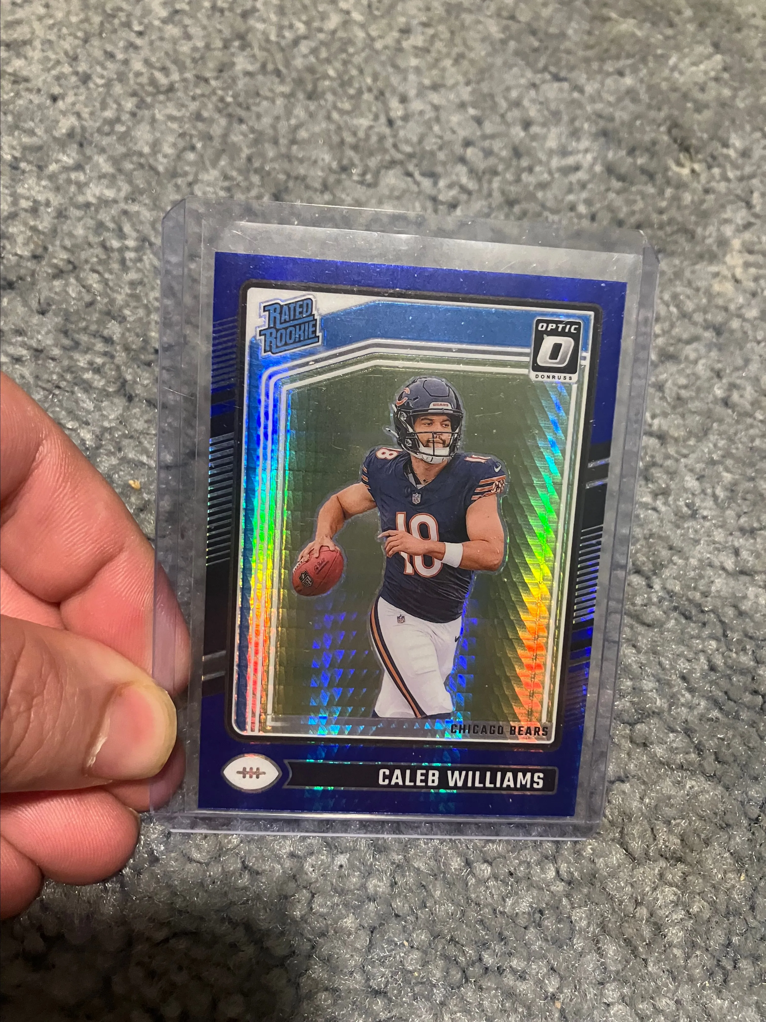 Product image for caleb williams blue rookie