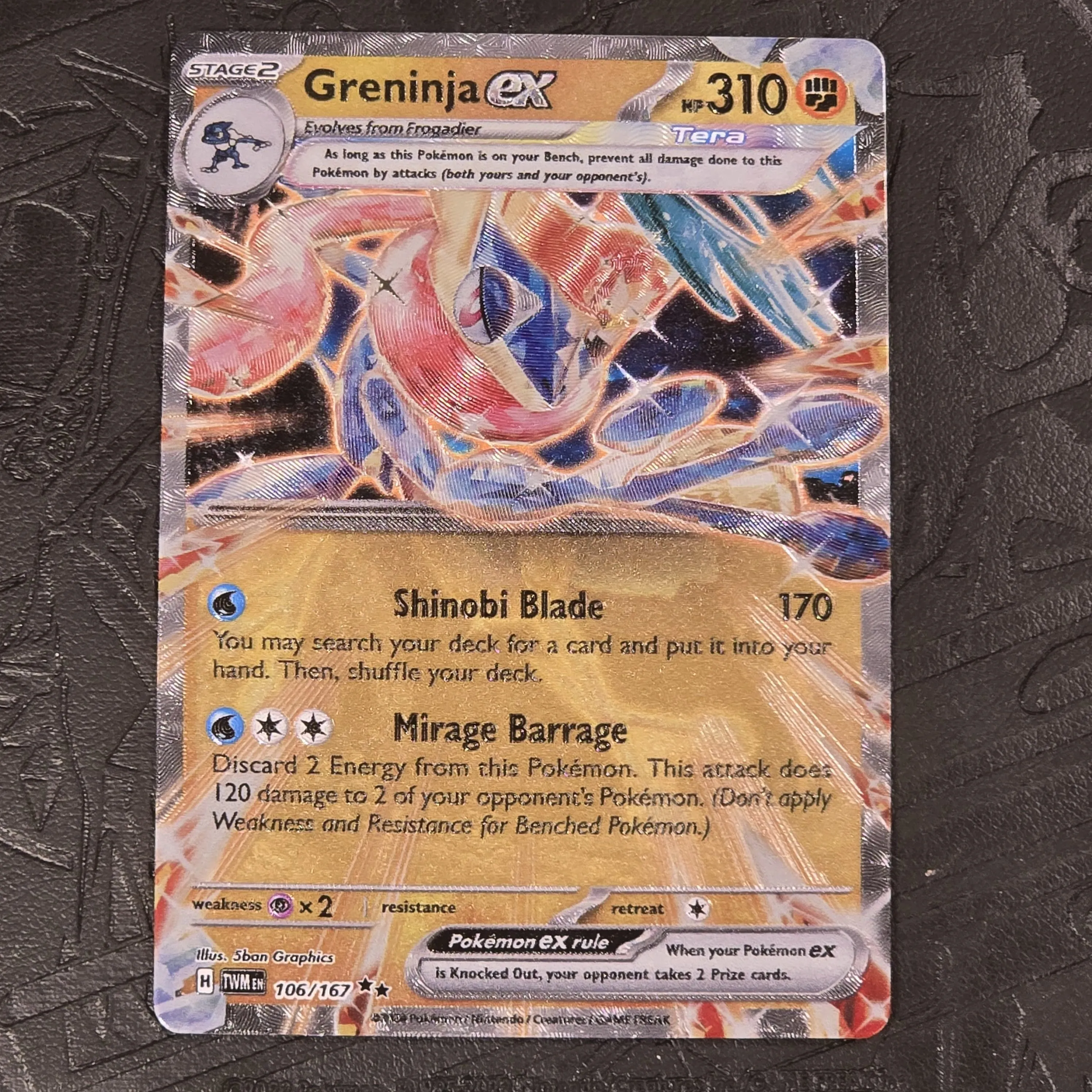 Twilight Masquerade - Greninja METAL Promo - 106/167 - Single Card   Whatnot: Shop, Sell, Connect