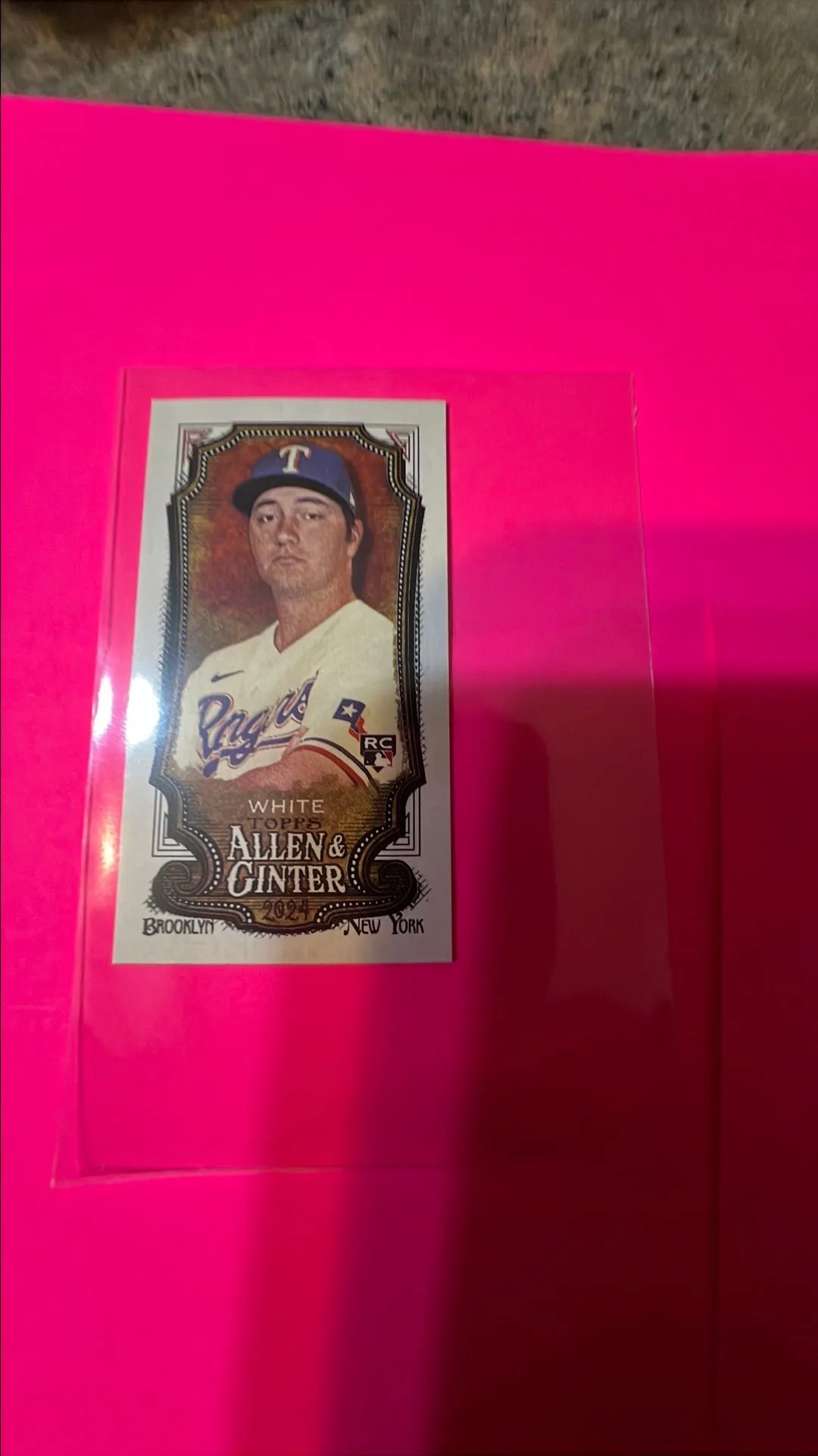 Product image for Topps 2024 Allen and Ginter Owen White Mini A and G Back