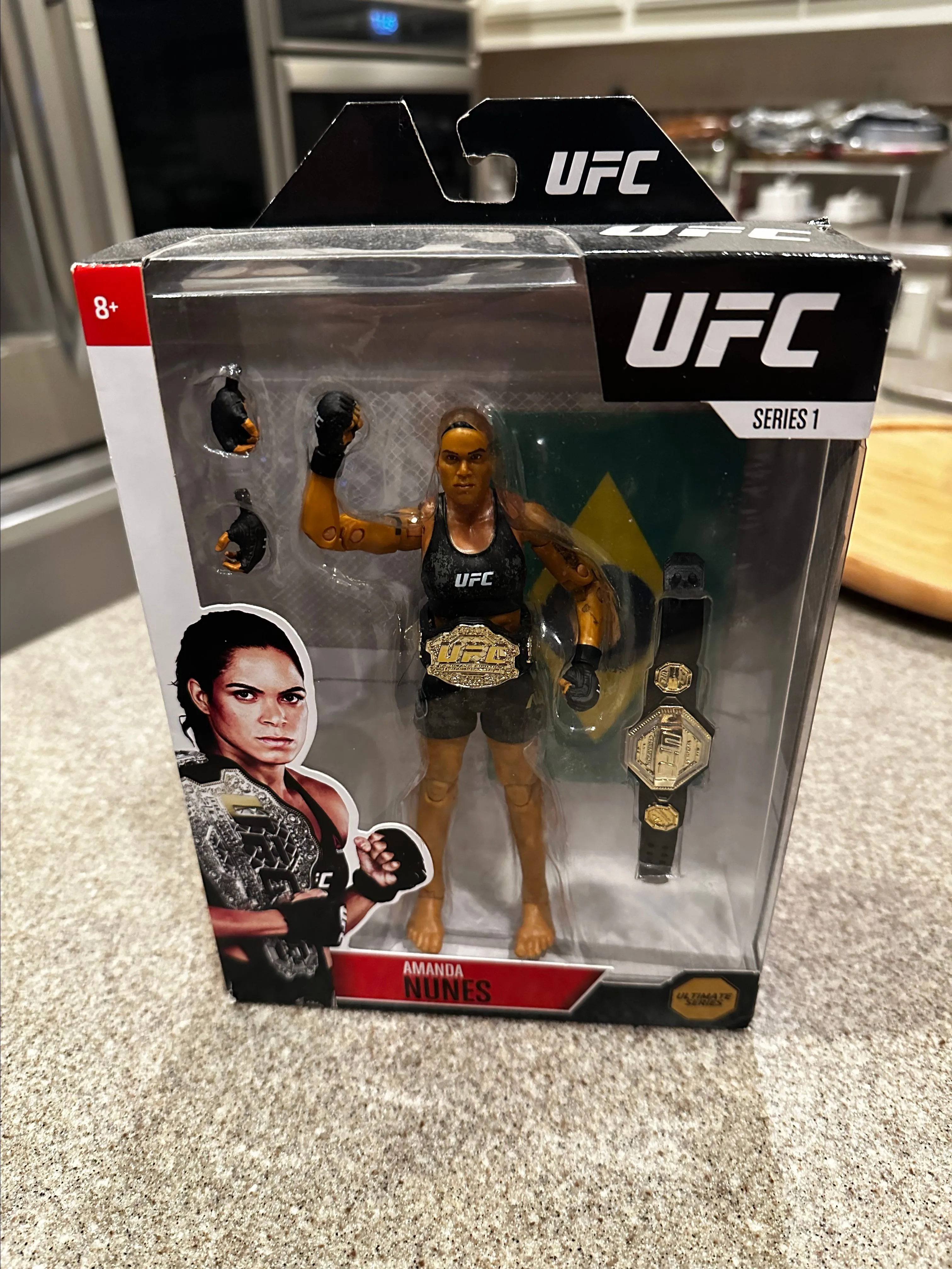 Product image for Ufc toy Amanda Nunes , rare , series 1 panini