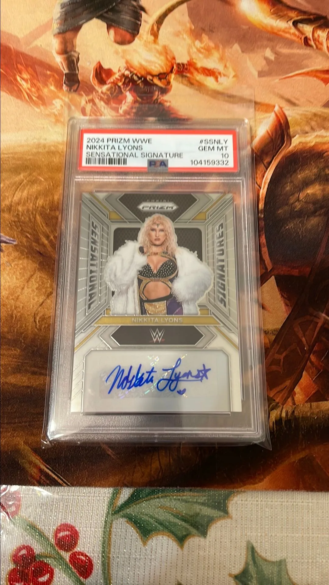 Product image for Nikkita Lyons Auto Prizm PSA 10