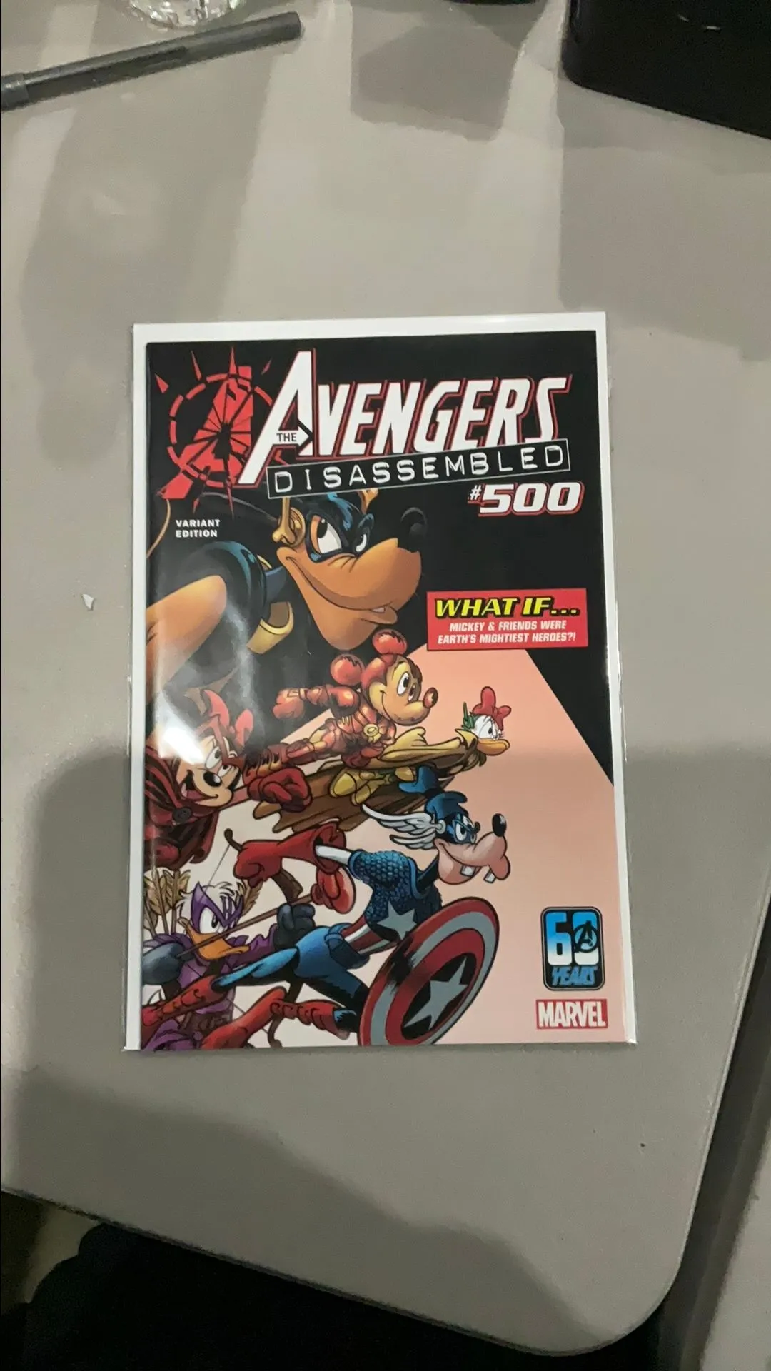 Product image for Amazing Spider-Man #61 Paolo Mottura Disney What If Variant Mickey Goofy Donald Daisy Minnie Marvel