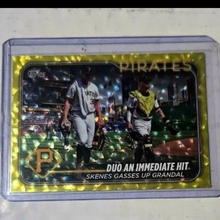 Product image for Discount sale 👍Topps Update Paul Skenes Veteran Combos Yellow Foil Color Match /50