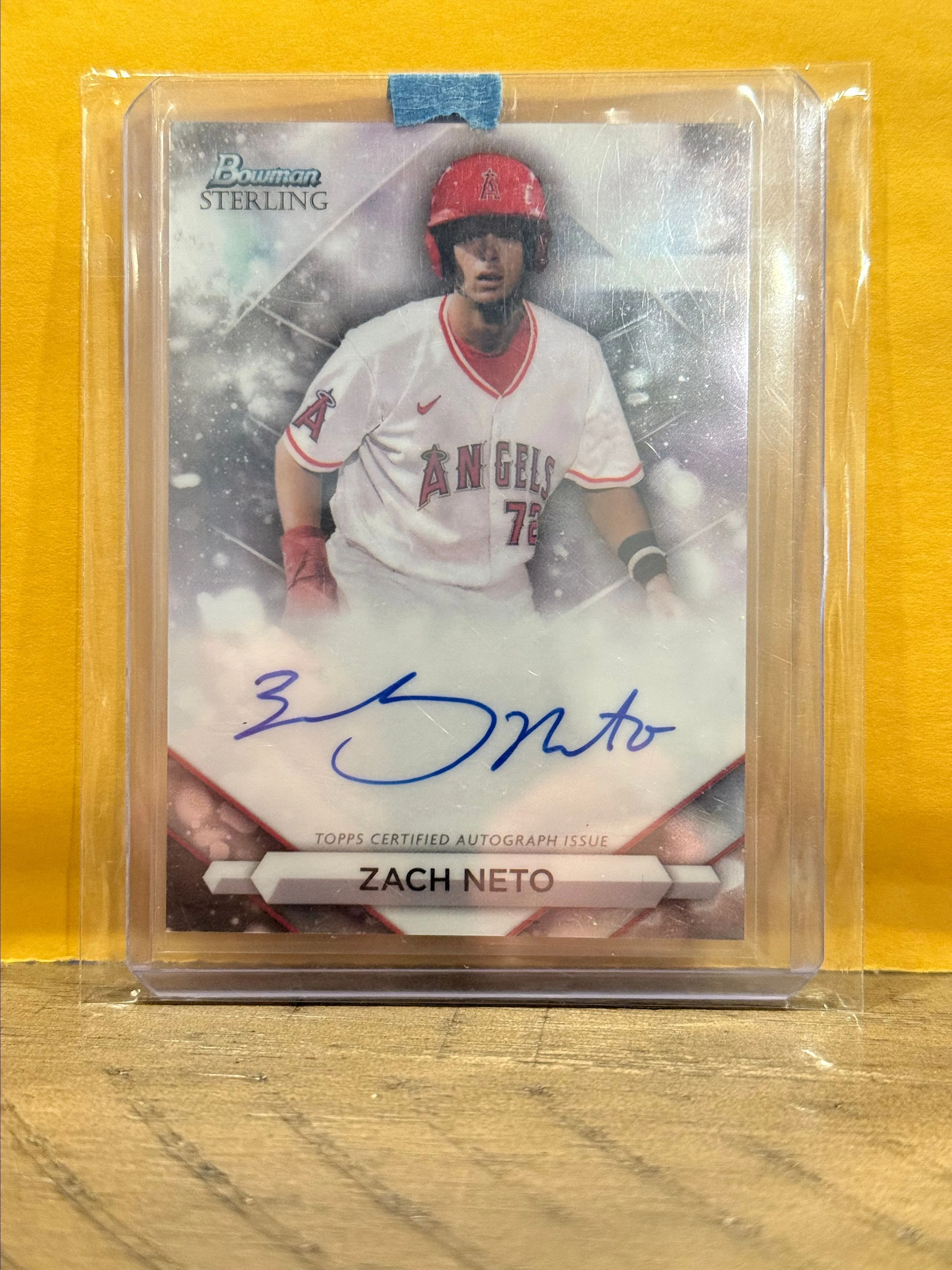 Product image for 2023 bowman sterling Zach Neto rookie auto