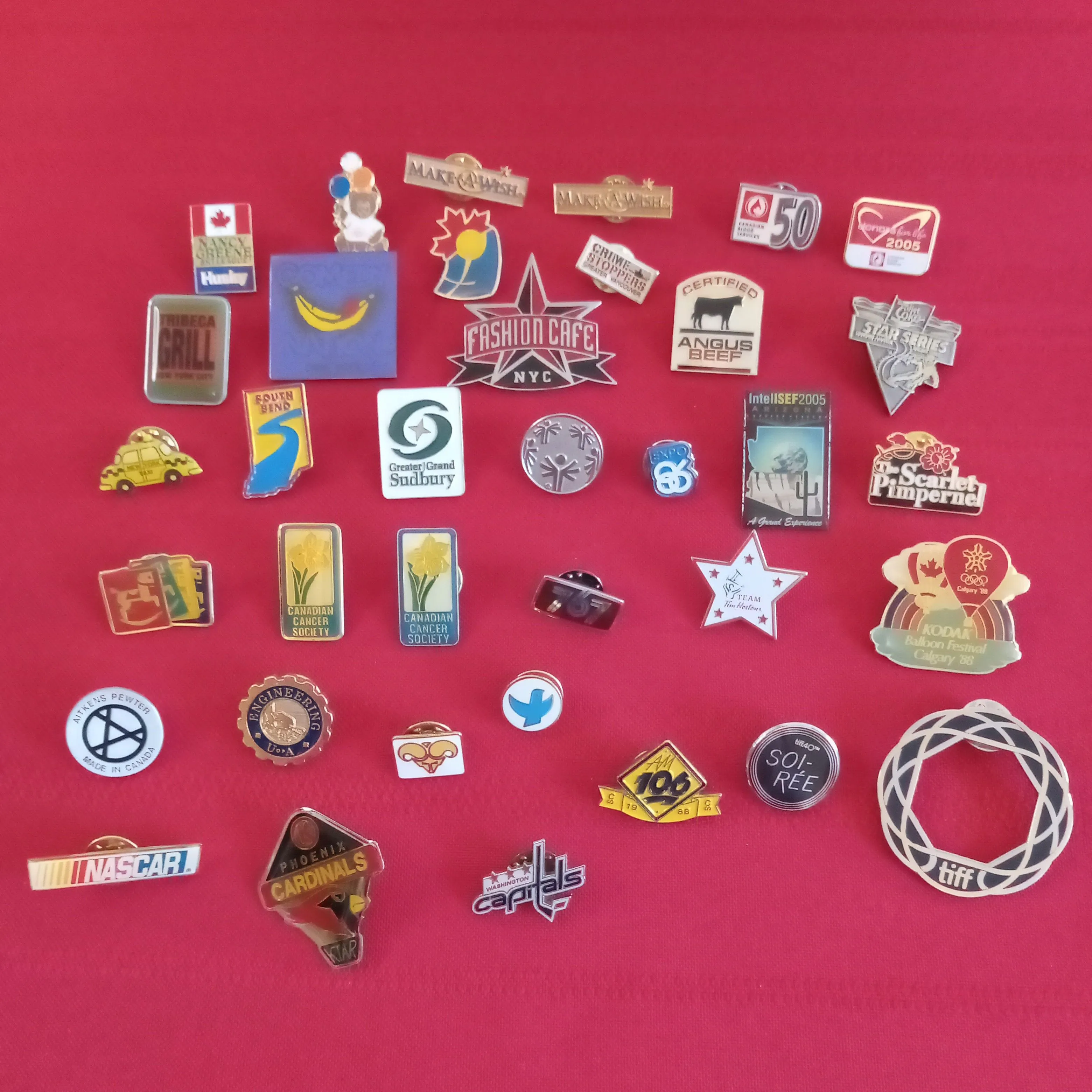 Product image for Advertising Pin's Lot  (36 Count)