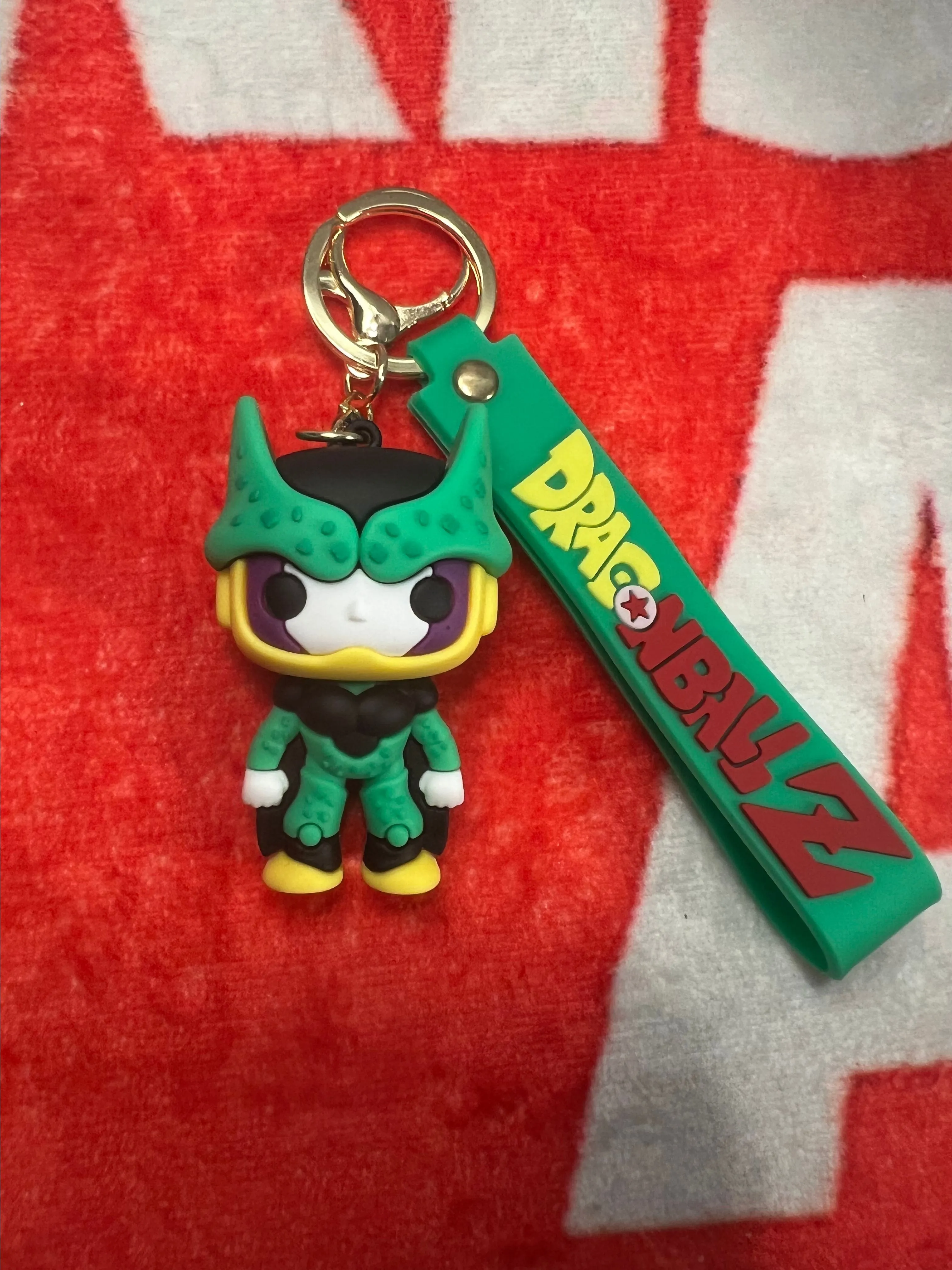 Product image for CUSTOM DBZ Funko Style Perfect Cell Keychain