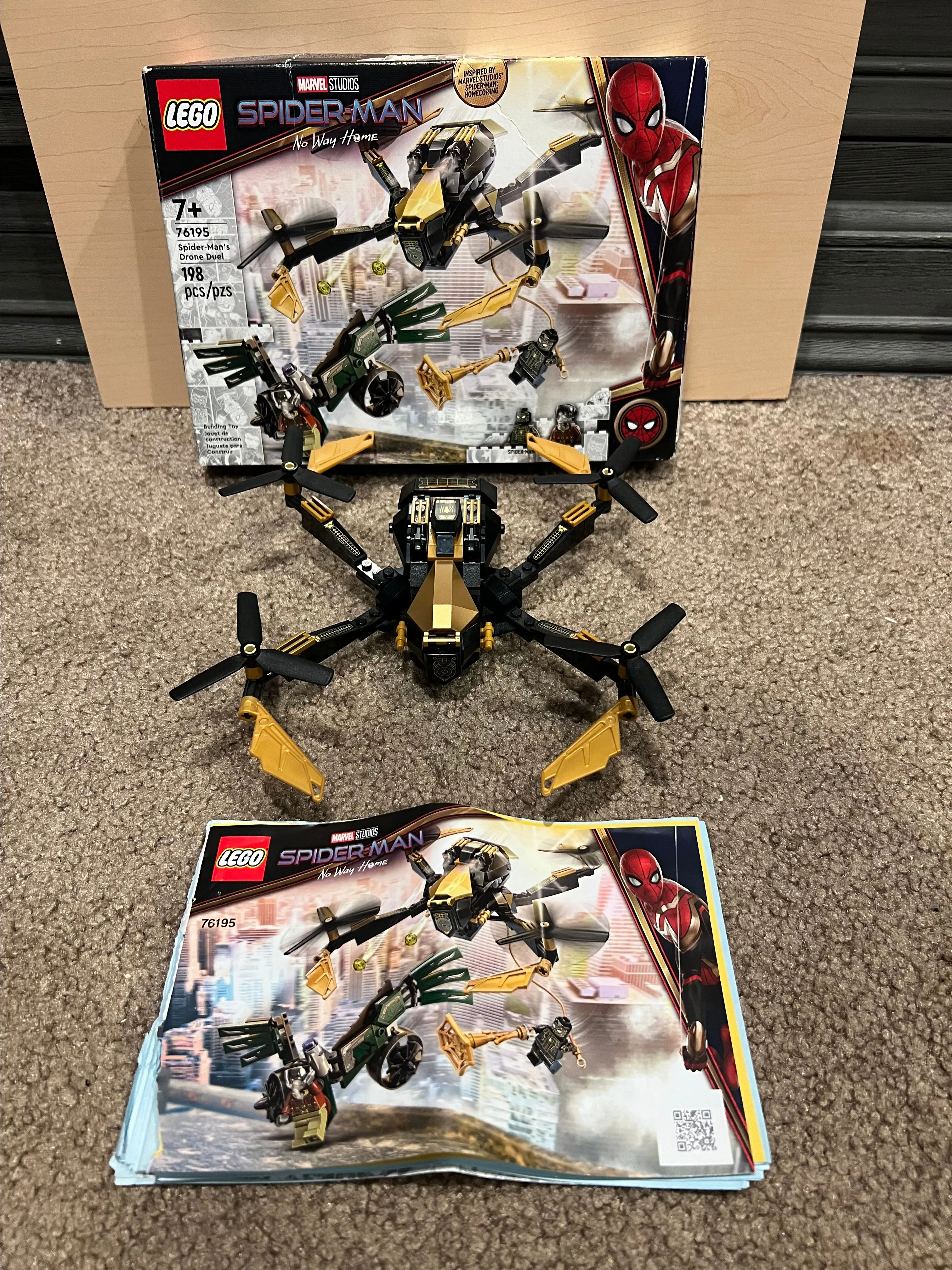 Product image for Lego Marvel Spider-Man's Drone Duel (76195)