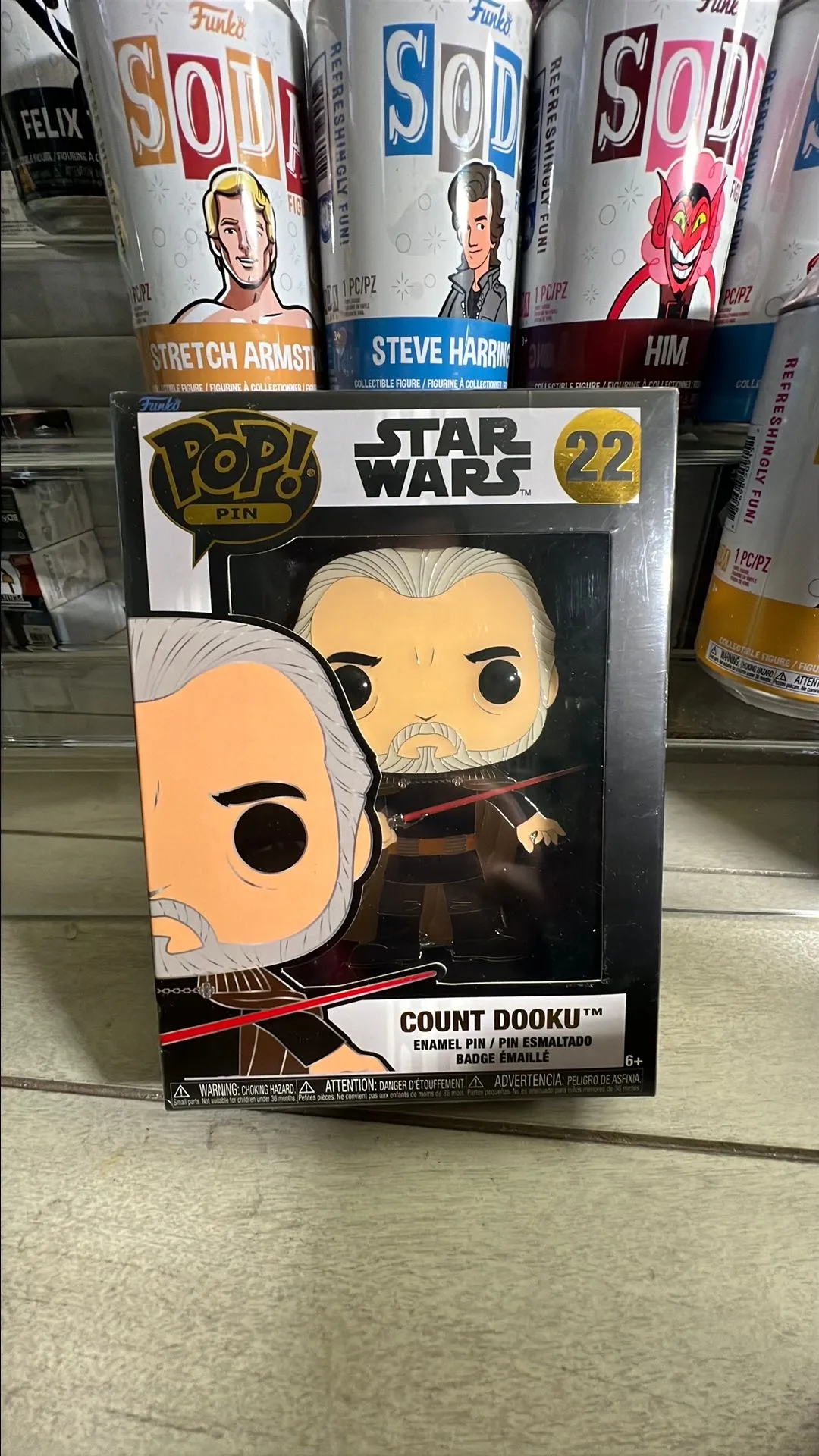 Product image for Funko Pop Pins - Count Dooku