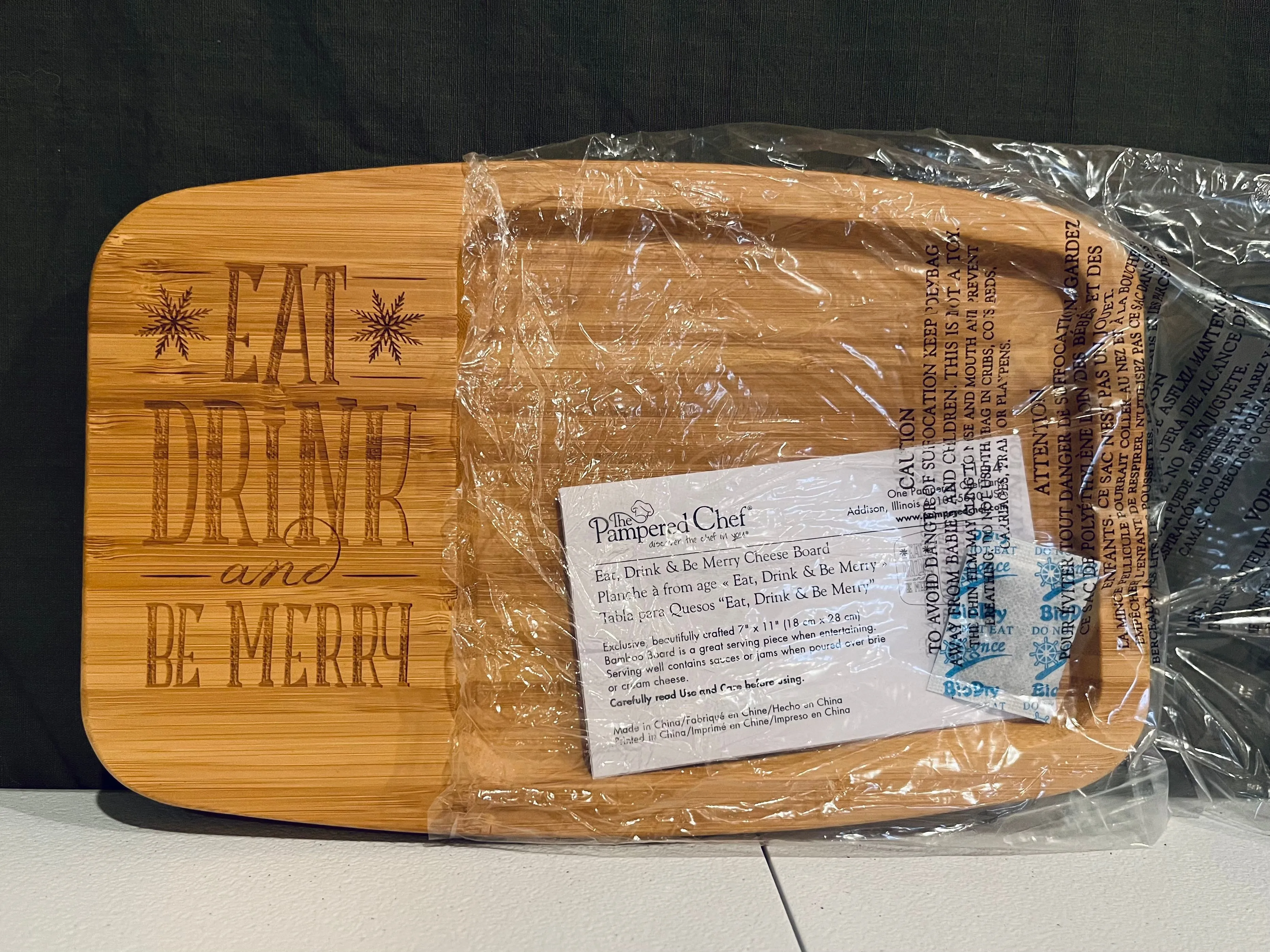 Product image for Pampered Chef Cheese Board